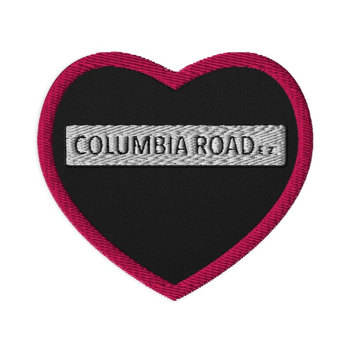 COLUMBIA ROAD E.2. Embroidered Patch (Pink/Heart) product image (1)