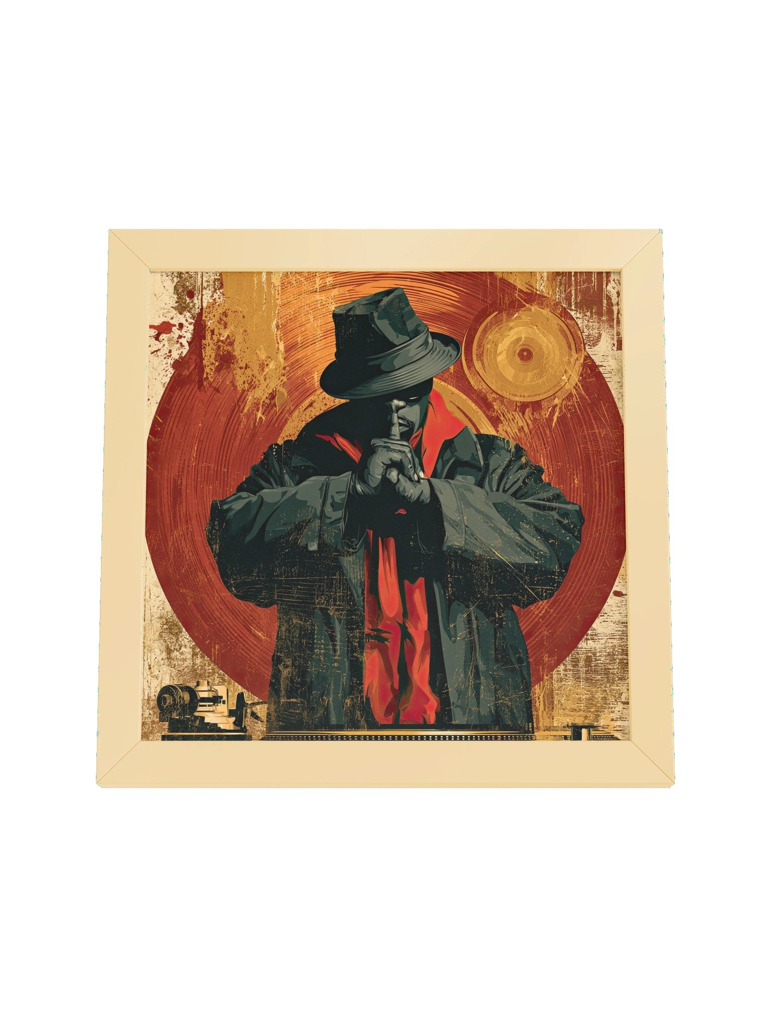Off the Record | Framed Art Print | Originology | Black History X product image (5)