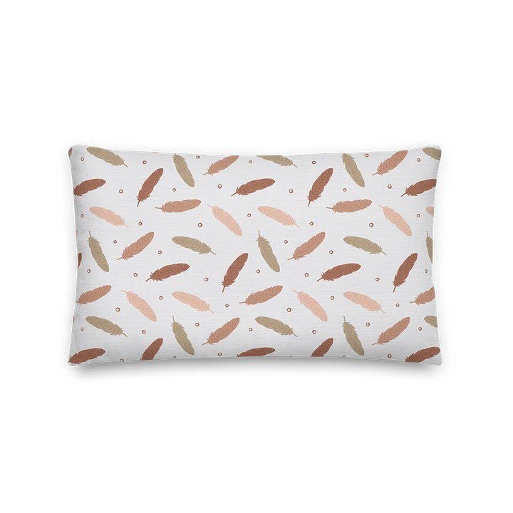 Mocha Mousse Feathers Pillow product image (1)