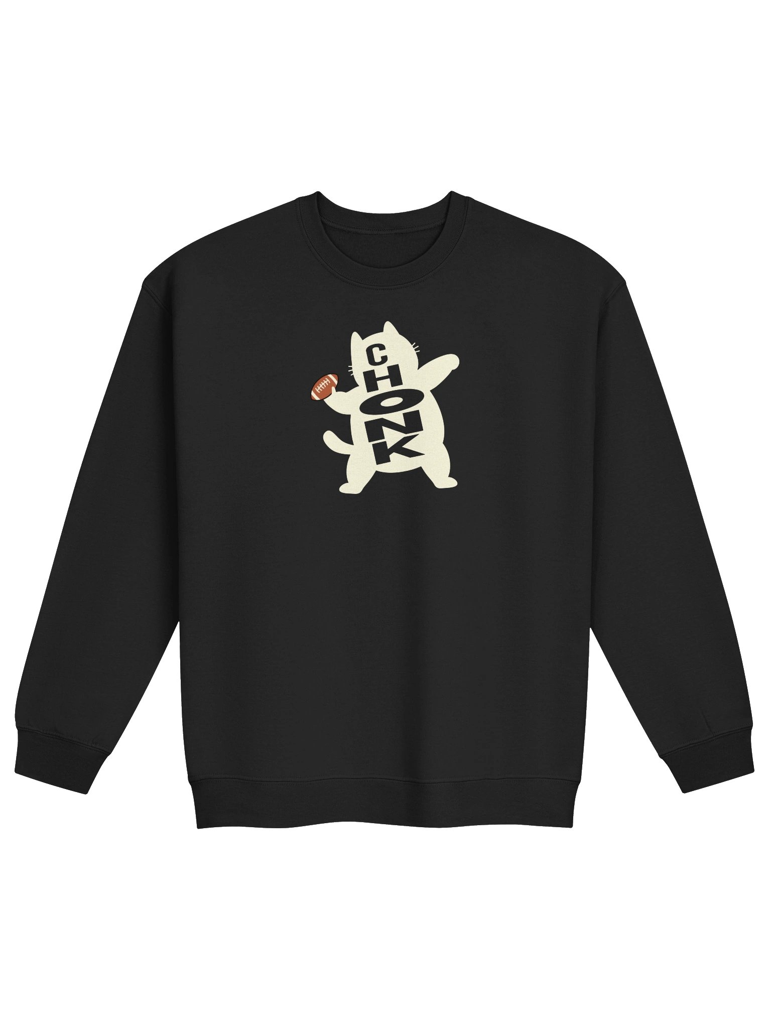 American Football Chonk Cat 2 - Unisex Adult Sweatshirt product image (1)