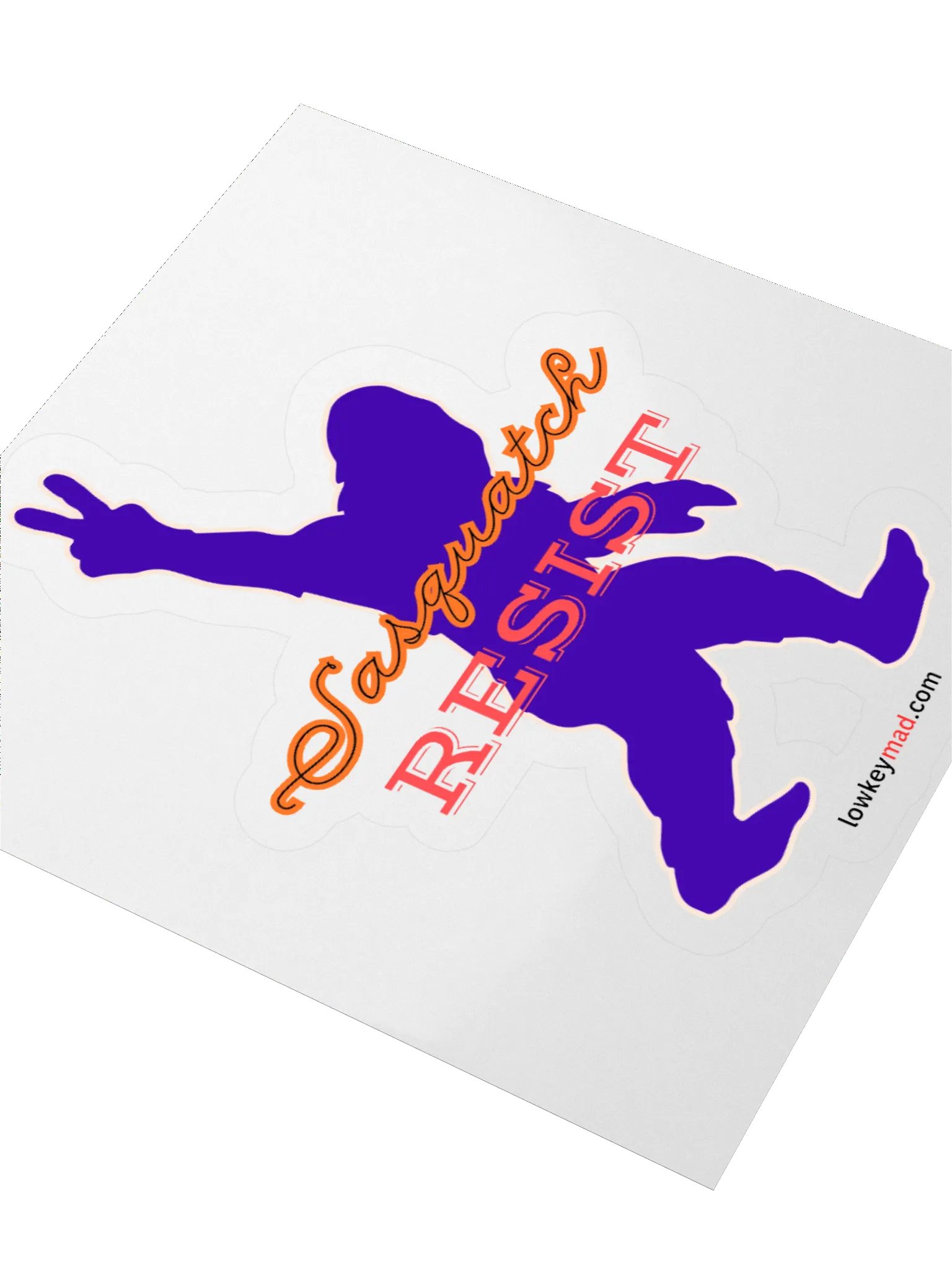 Sasquatch Peace to Resist Sticker product image (5)