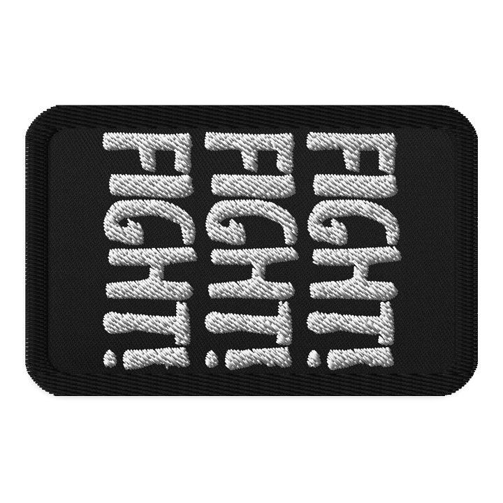 Kommission Z80 "Fight! Fight! Fight!" embroidered patch product image (1)