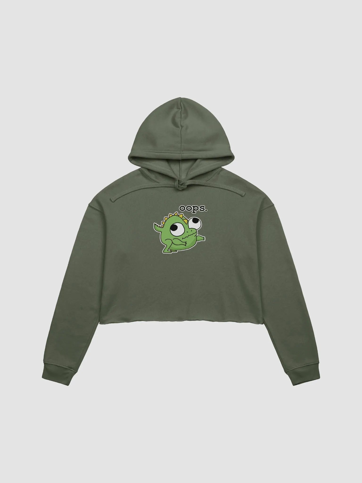 Dino Derp Crop Hoodie product image (2)