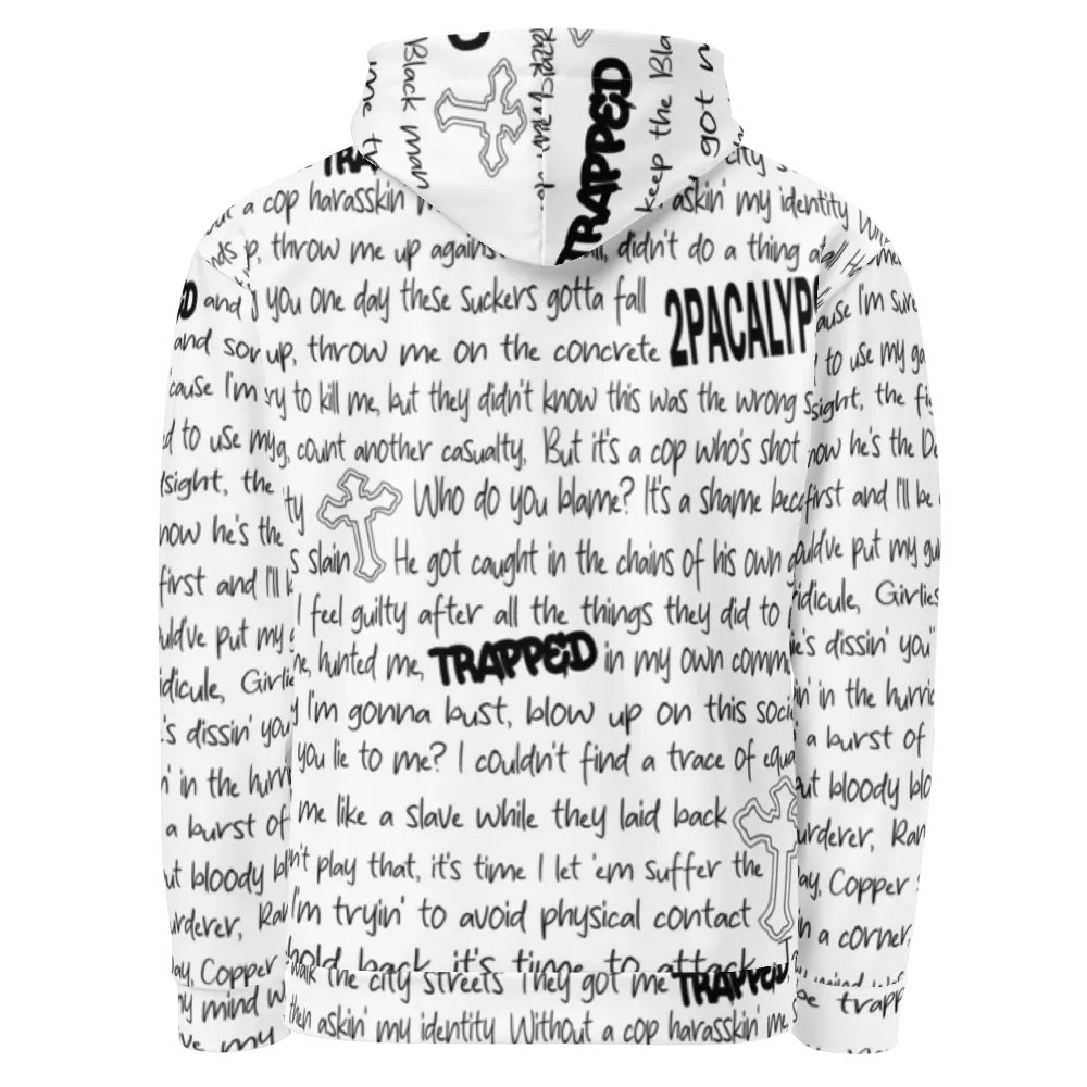 Trapped - 2Pac - WHITE - Unisex Hoodie product image (3)