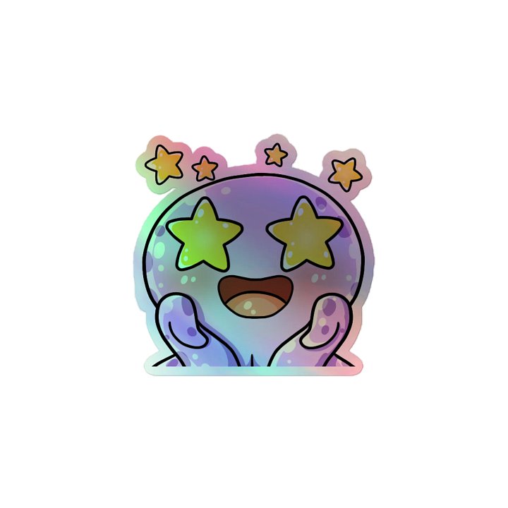 Inky Stars Holographic Sticker product image (1)