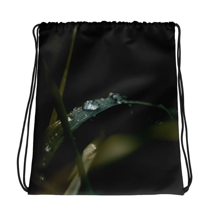 Drawstring bag - Dew drops on gras product image (1)