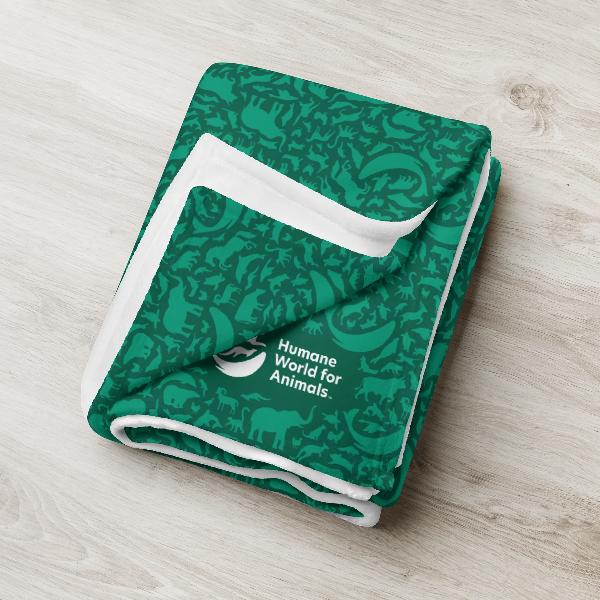 Throw blanket - Animal pattern - Green product image (3)
