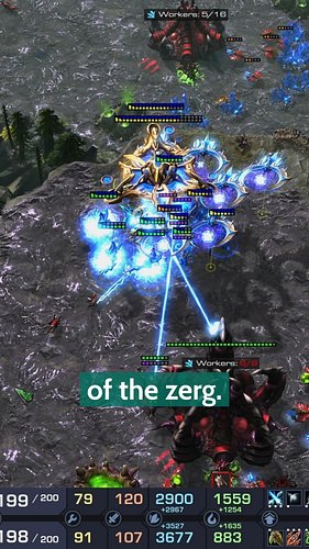 Mothership MASS RECALL into Psi Storm Chaos #esports #starcraft2 #sc2