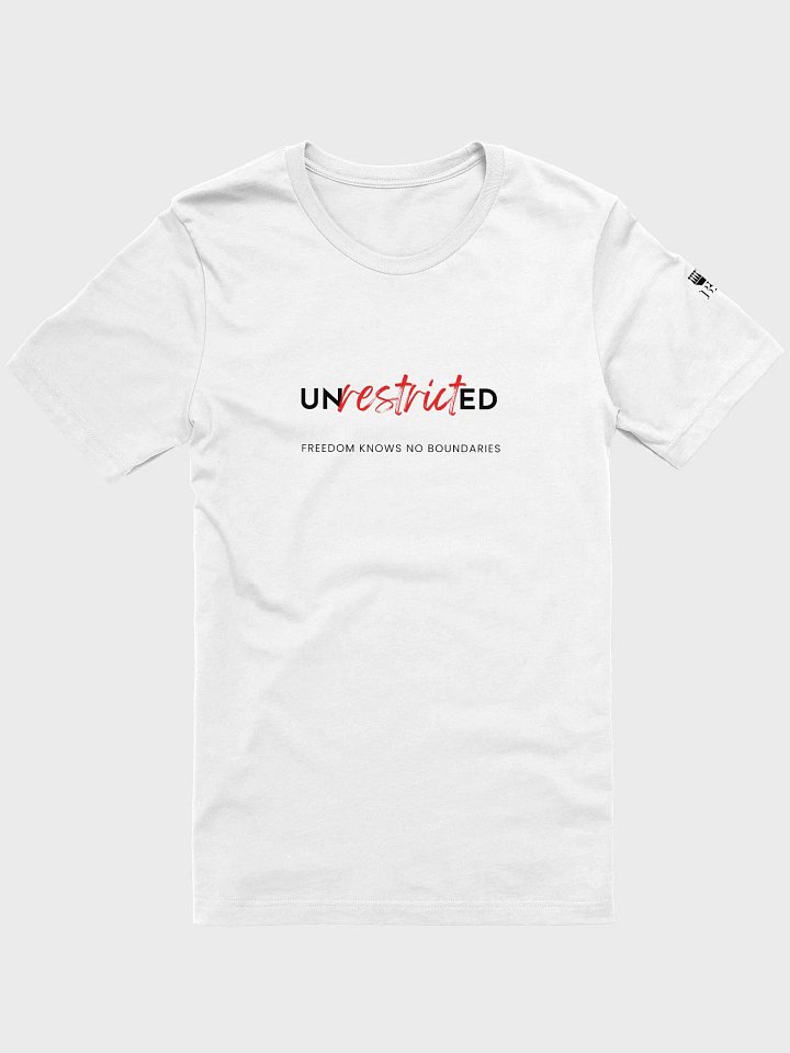 Unrestricted: Freedom knows no boundaries Regular Fit T-shirt product image (1)