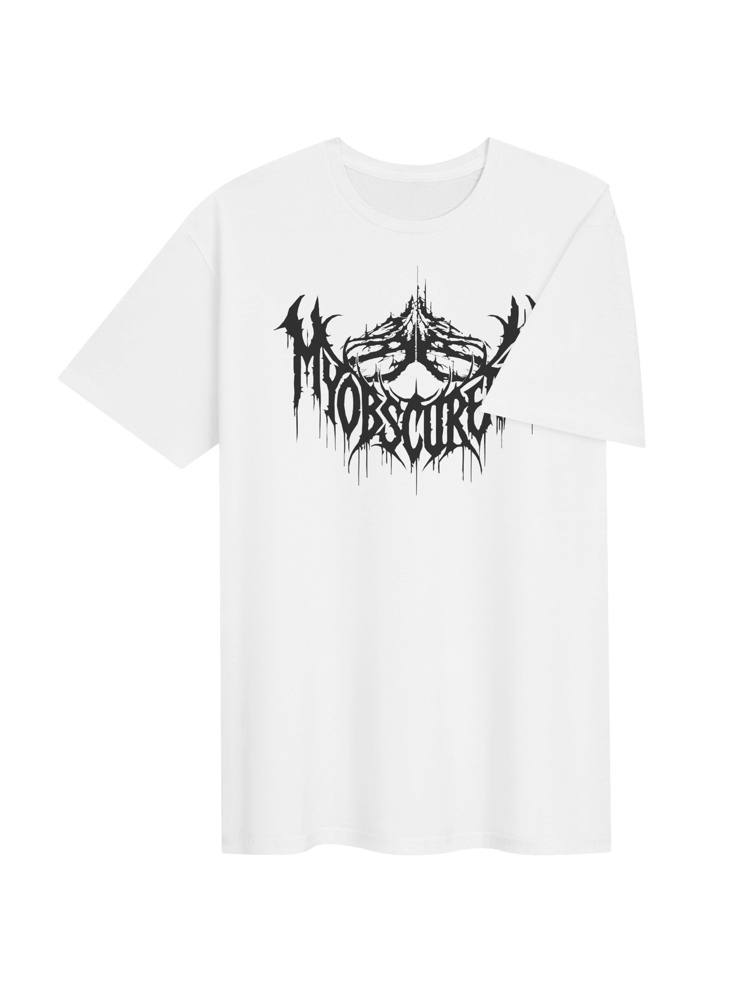 MY OBSCURE ART — White Logo T-Shirt product image (8)
