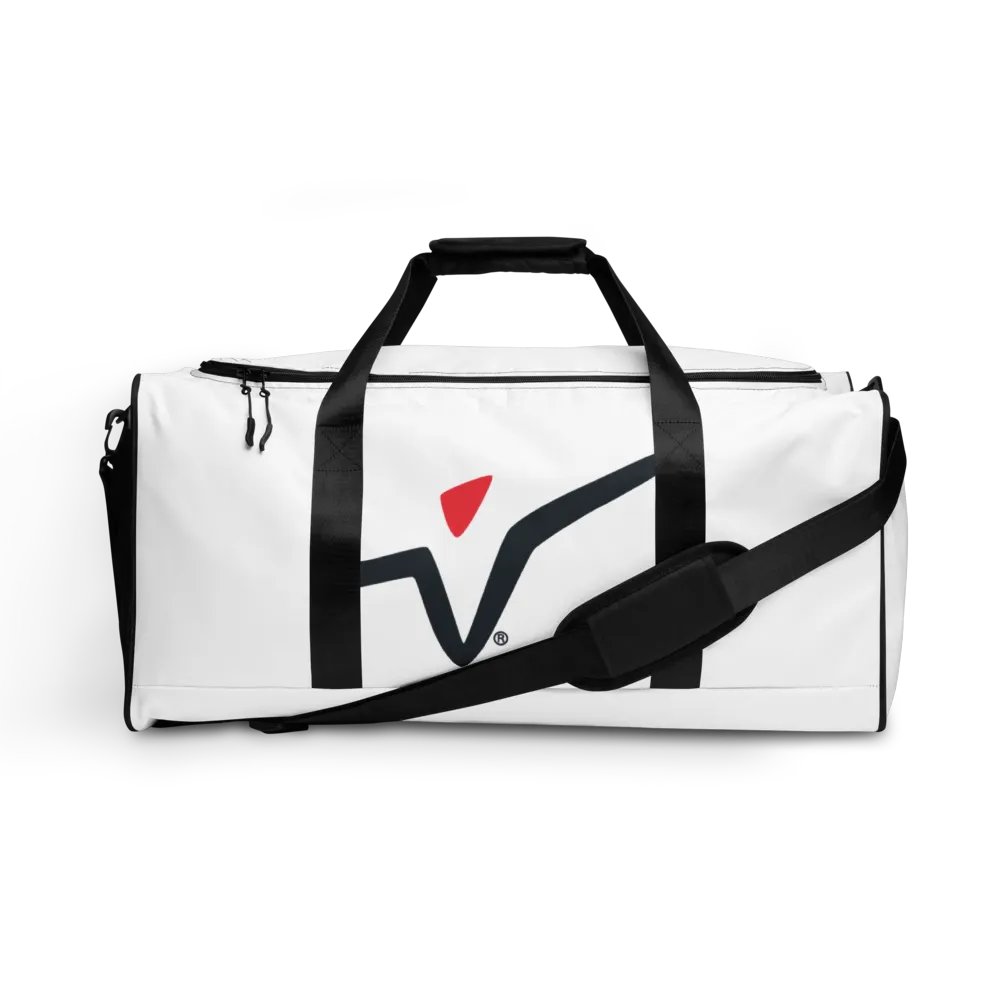 FTA - Checkmark Chic All-Over Print Duffle Bag product image (1)