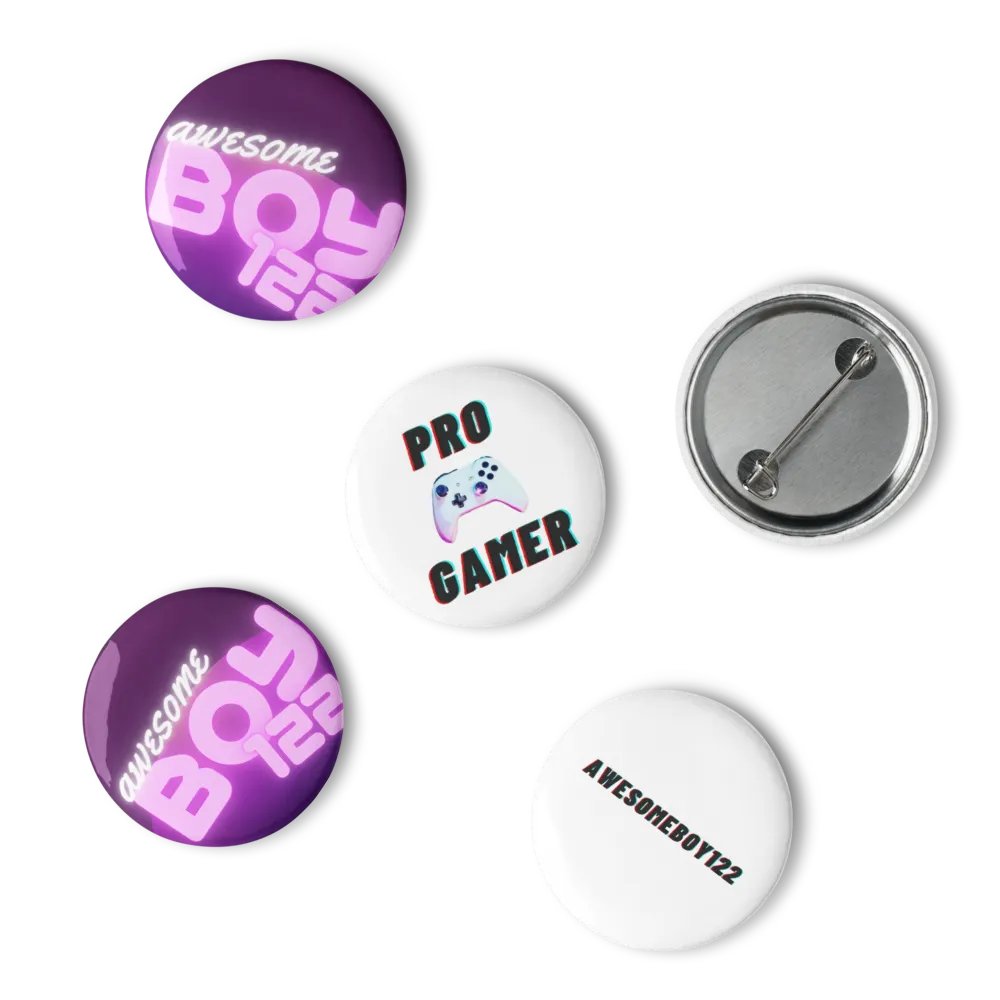 AWESOMEBOY122 Pin Buttons Set product image (15)