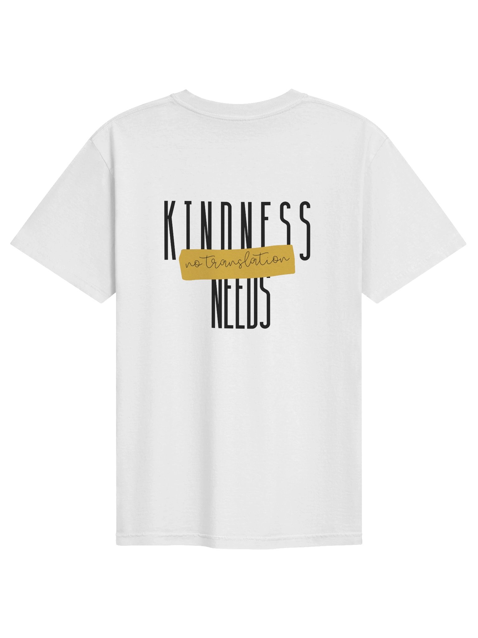 Minimalist Graphic Tee - Kindness No Translation Needs product image (2)