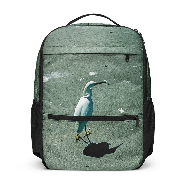Snowy Egret Laptop Backpack product image (1)