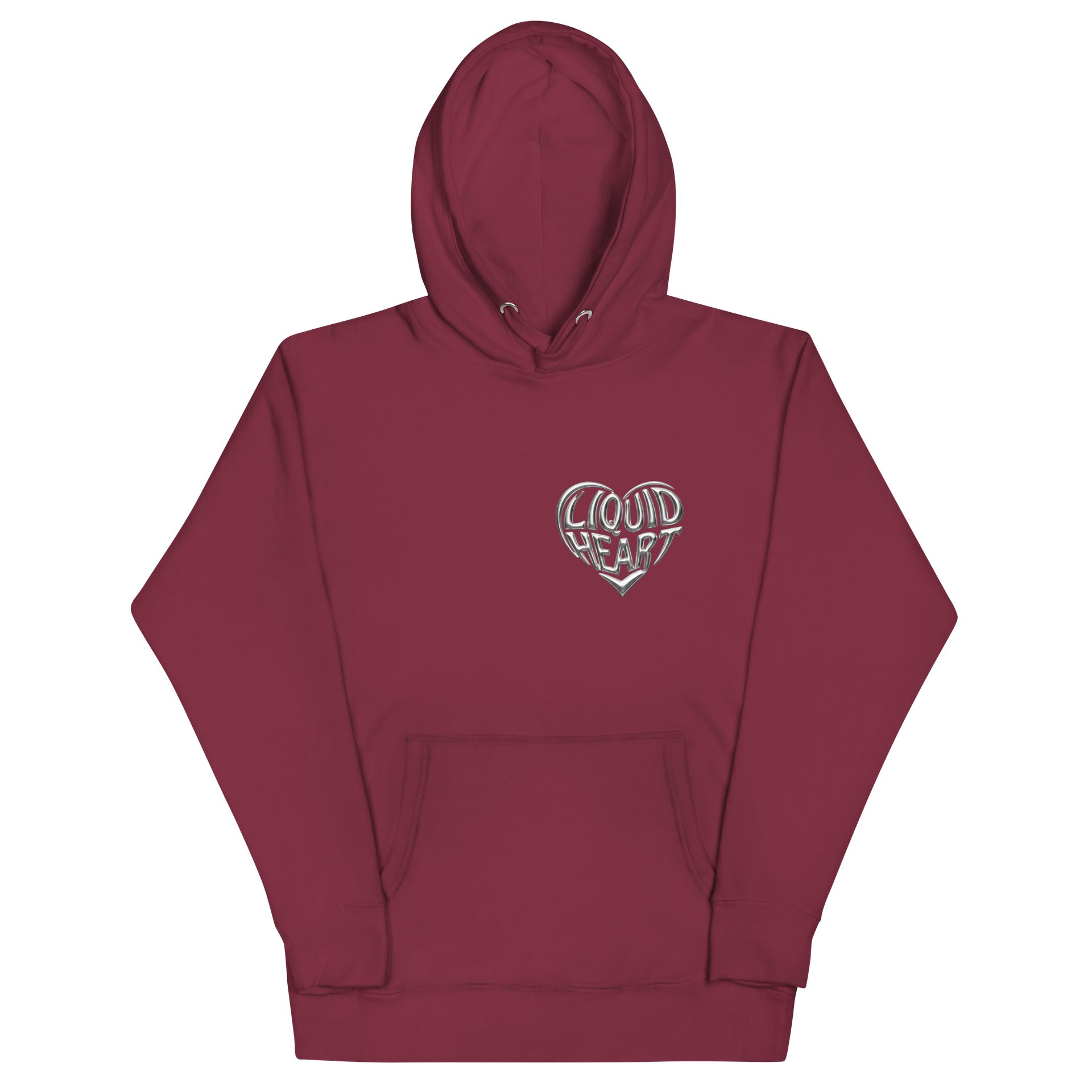 Valentine Liquid Heart Metallic Hoodie product image (4)