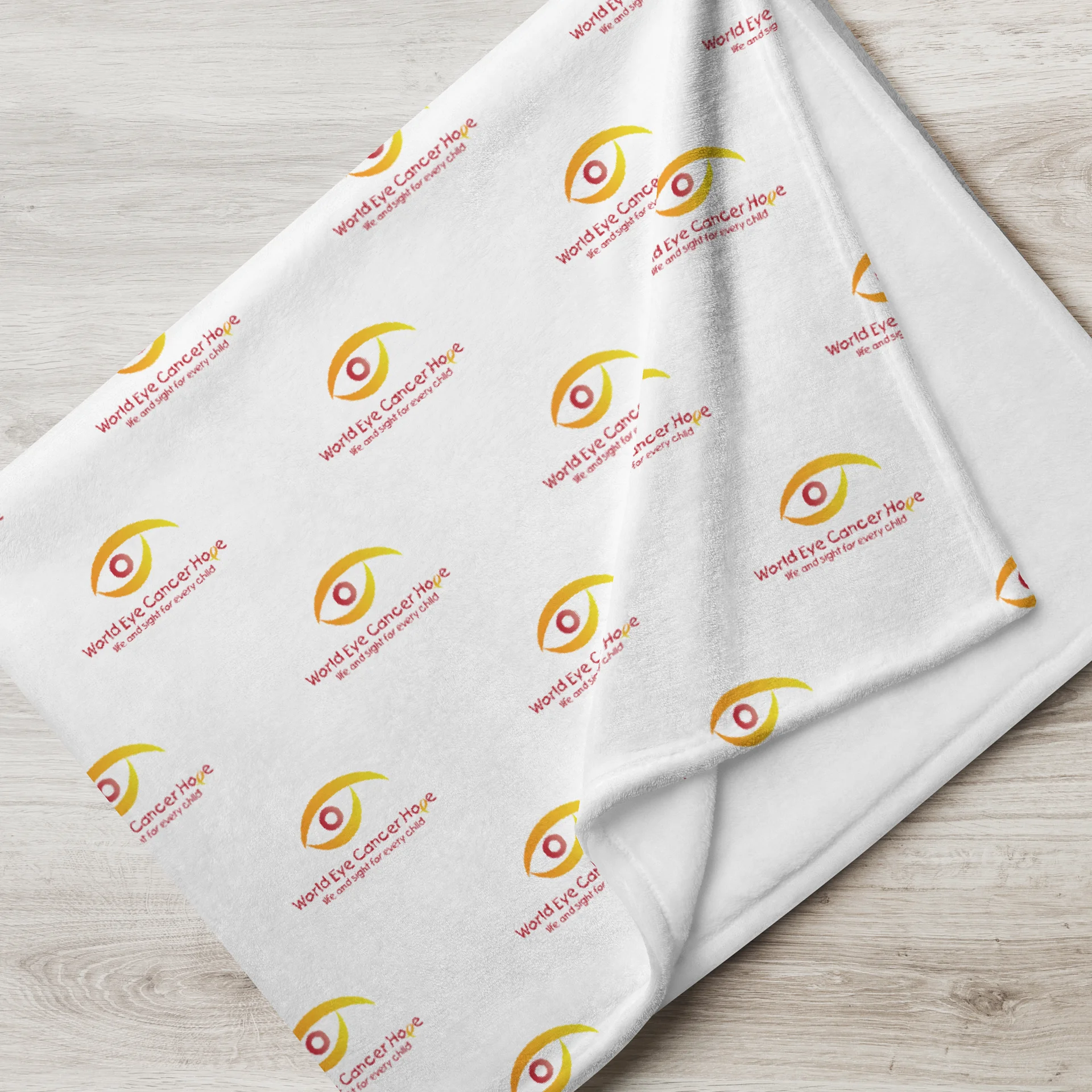 Red WE C Hope Logo - Throw Blanket product image (2)