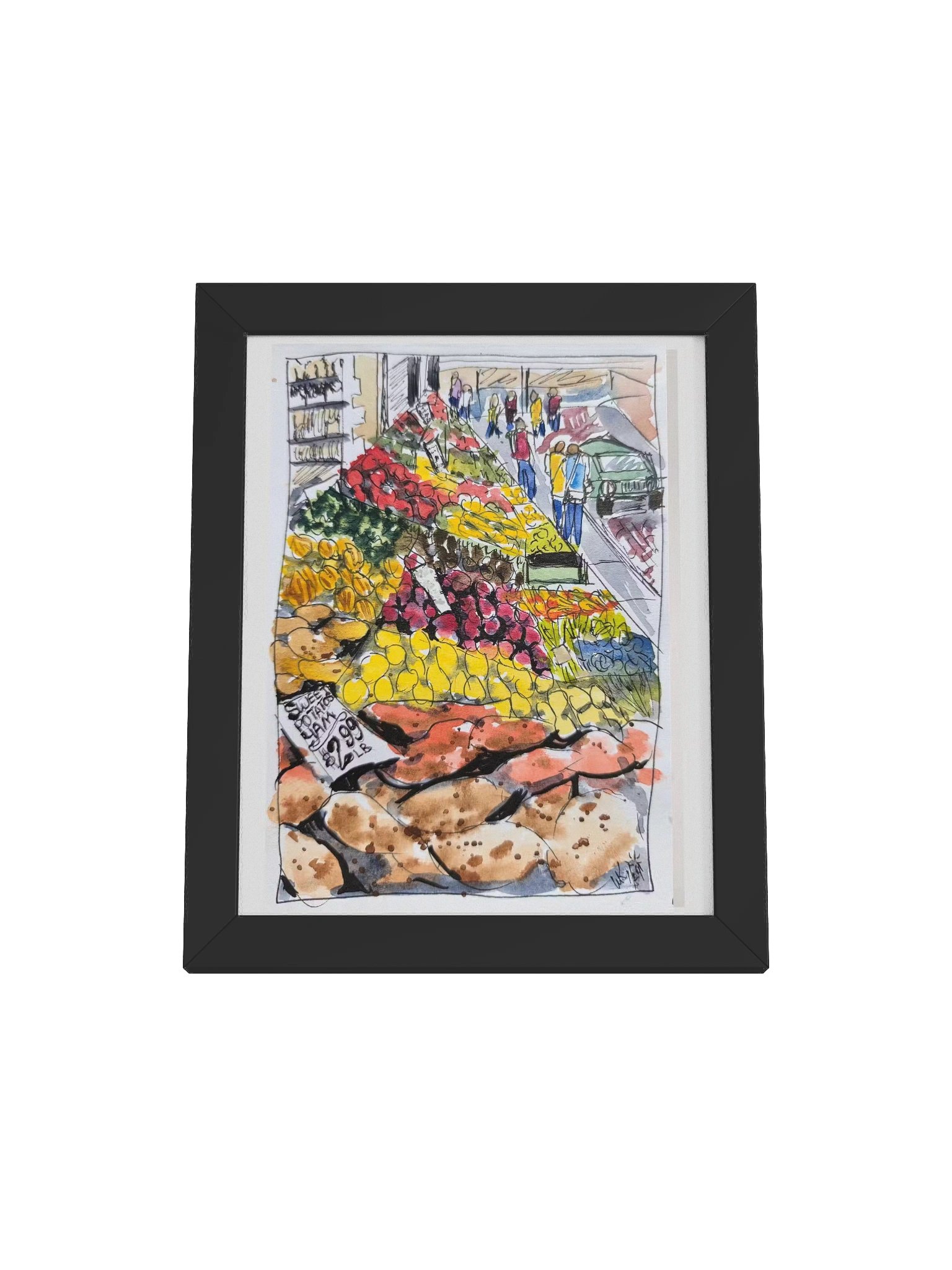 Pike Place Market - Framed Poster product image (1)