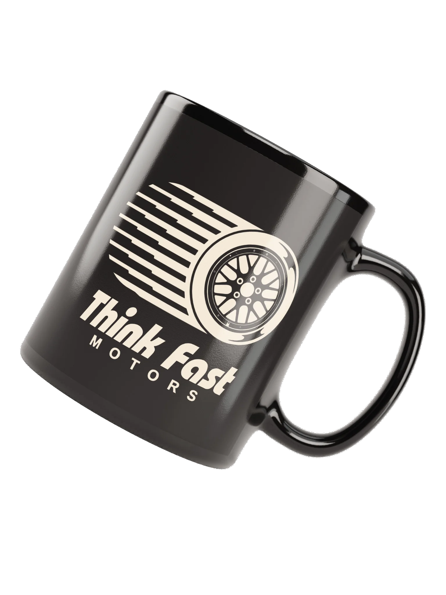 Think Fast Motors Mug - All Black product image (6)