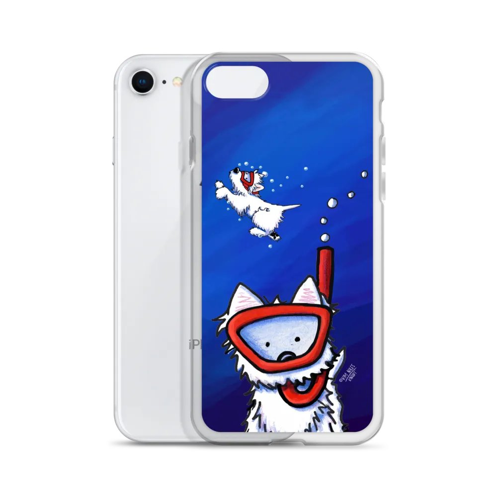 Underwater Pups iPhone® Clear Case product image (2)