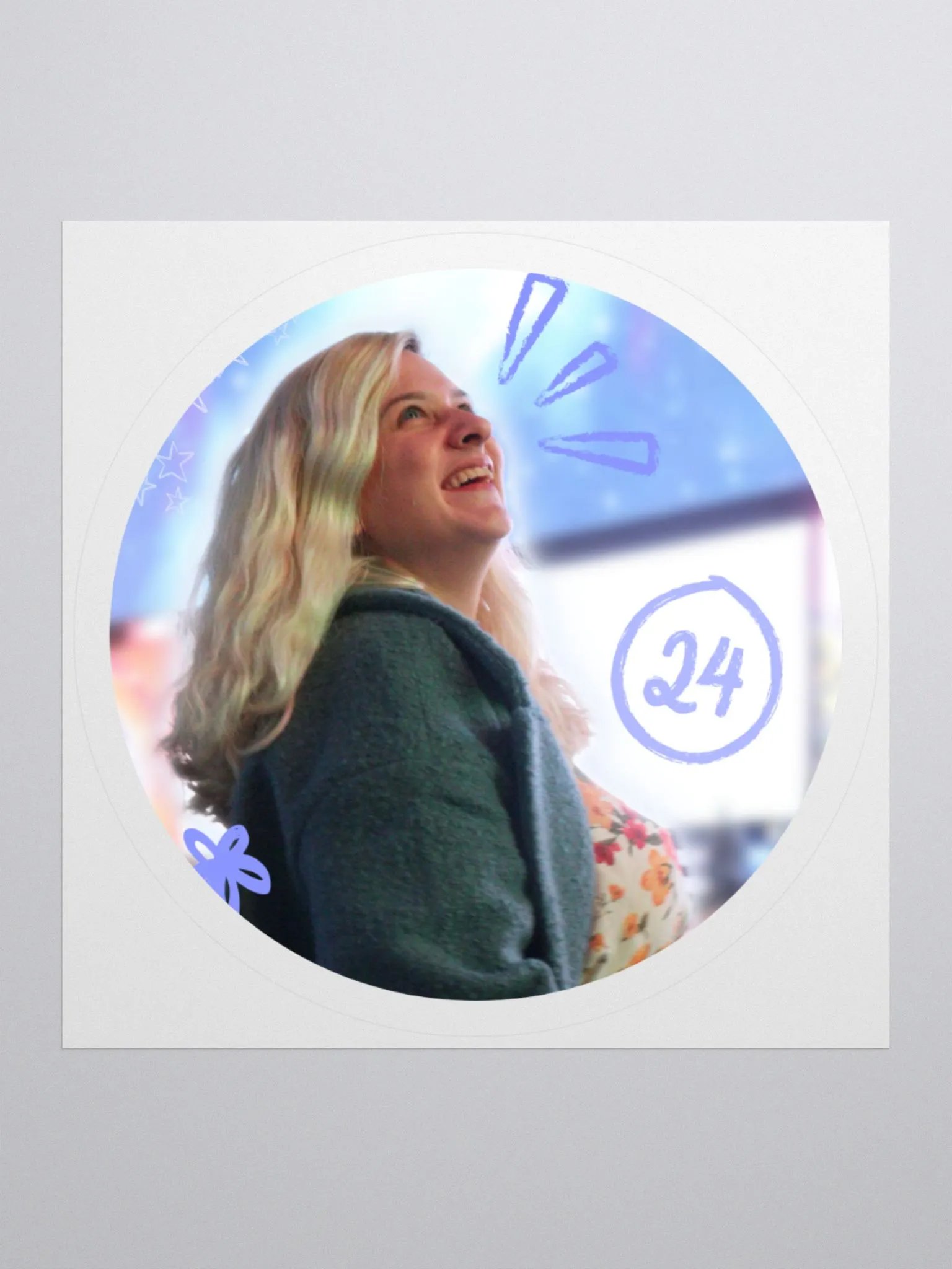 Natalie Groves "24" Sticker! product image (1)