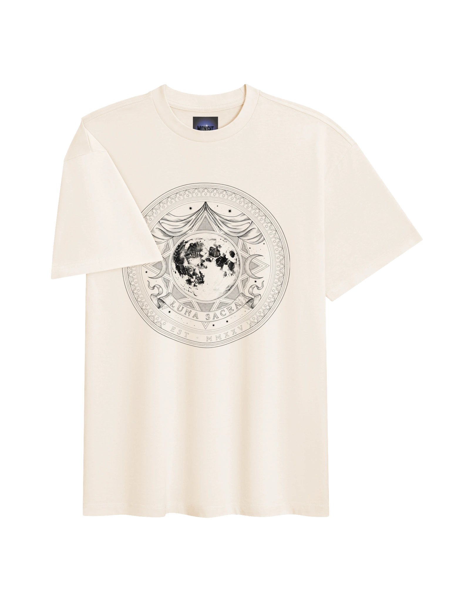 Luna Sacra Medallion // Sacred Moon Heavyweight Box Tee product image (5)