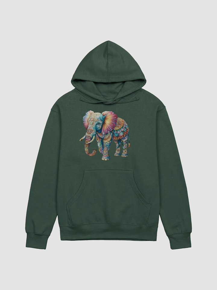 Vibrant Elephant Art Midweight Hoodie product image (2)