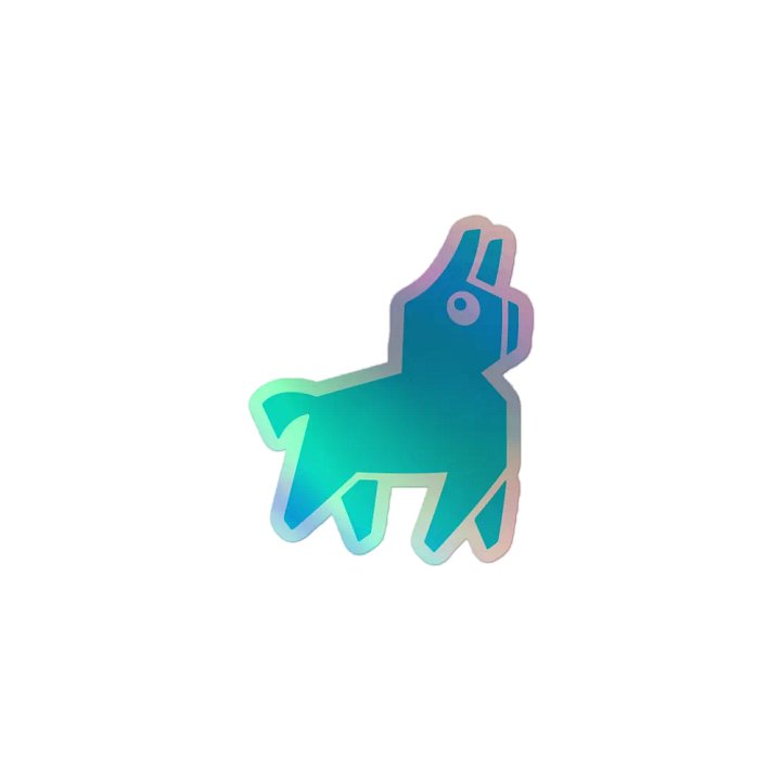 Radio Llama Holographic Sticker Set product image (1)