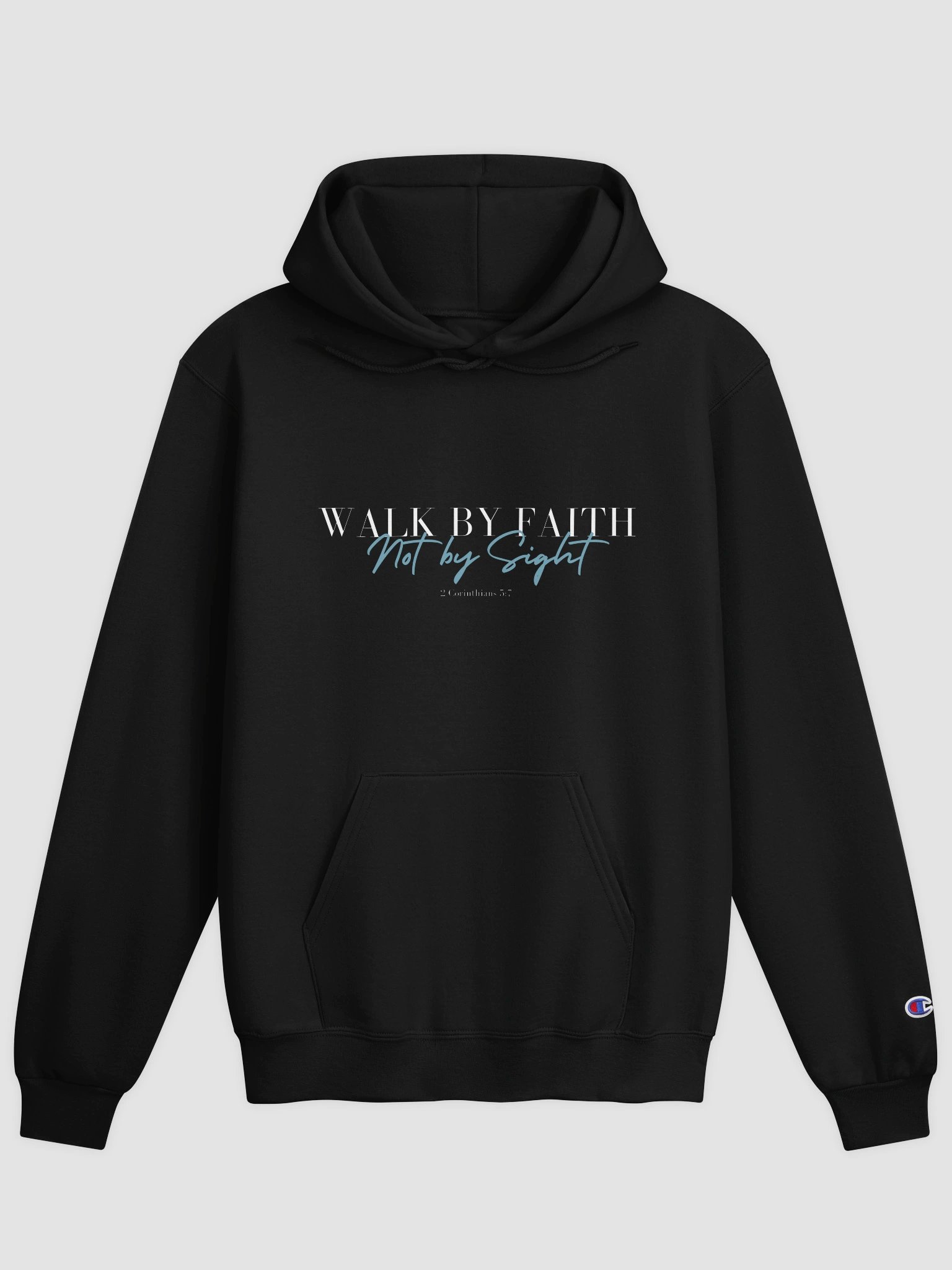 "Walk By Faith, Not By Sight" Heavyweight Cozy Hoodie product image (1)