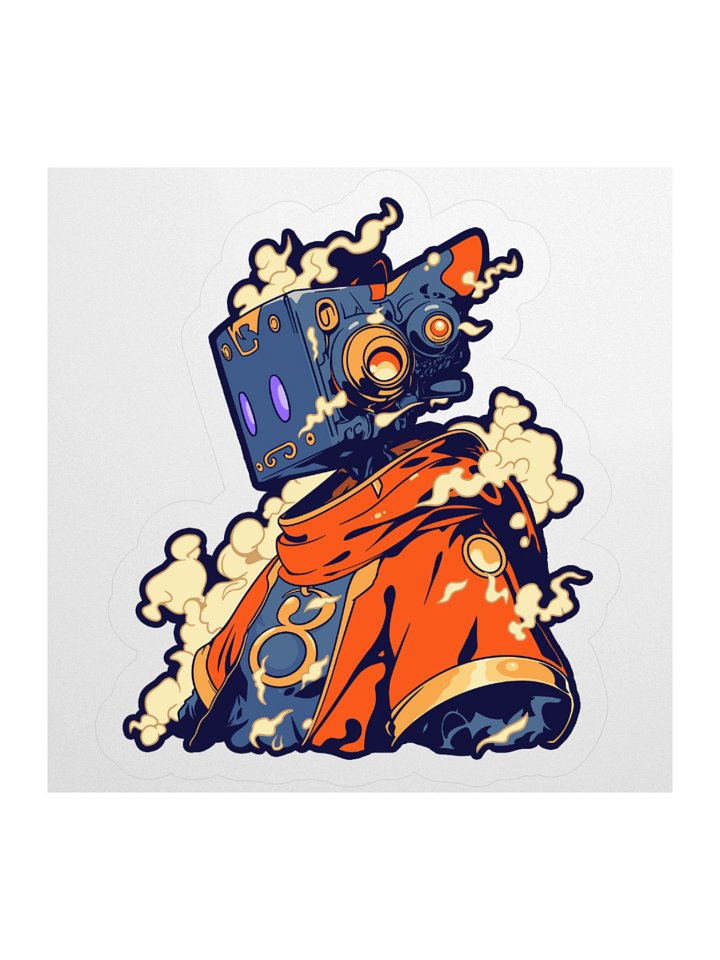 "The Blue Wizard" – Stickers – Multiple Sizes product image (1)