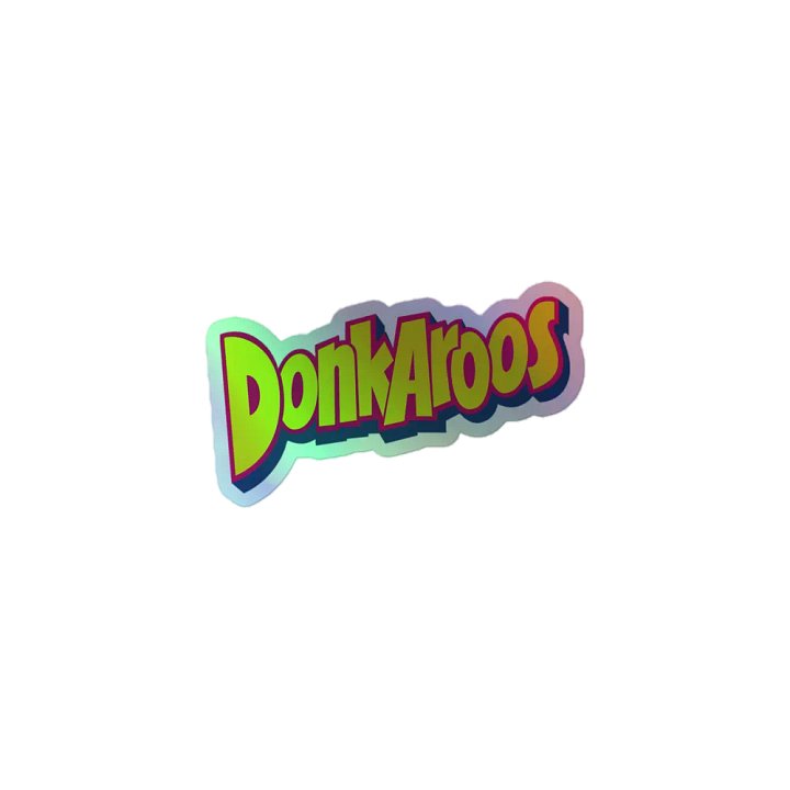 Donkaroos Holographic Sticker product image (1)