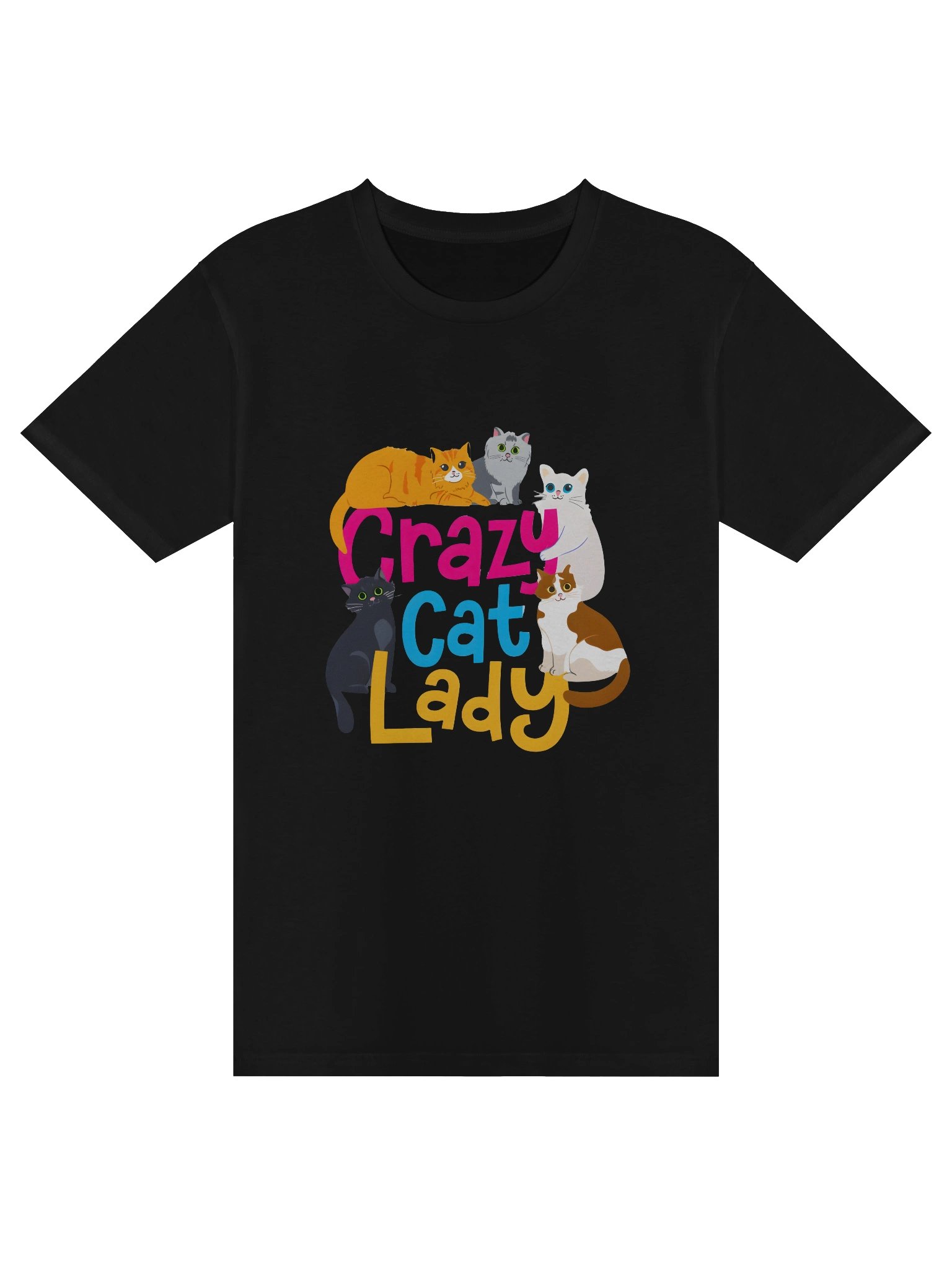 Crazy Cat Lady Unisex Tee product image (1)