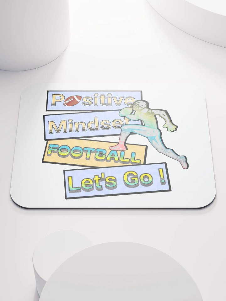 Positive Mindset Football Mouse Pad product image (2)