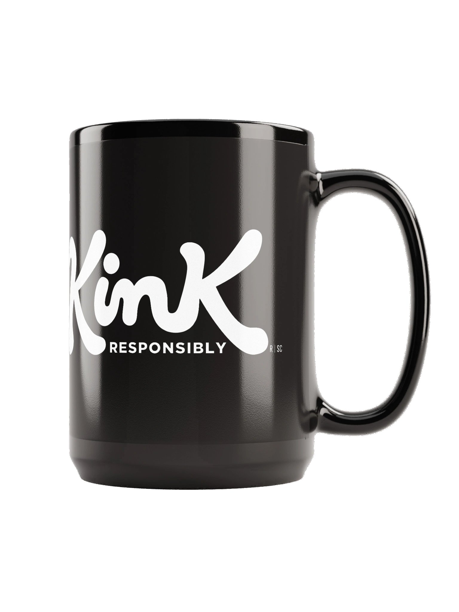 Kink Responsibly Black Mug (Design 2) product image (3)