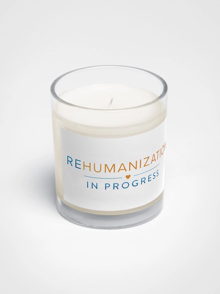 Rehumanization in Progress Meditation Candle product image (2)