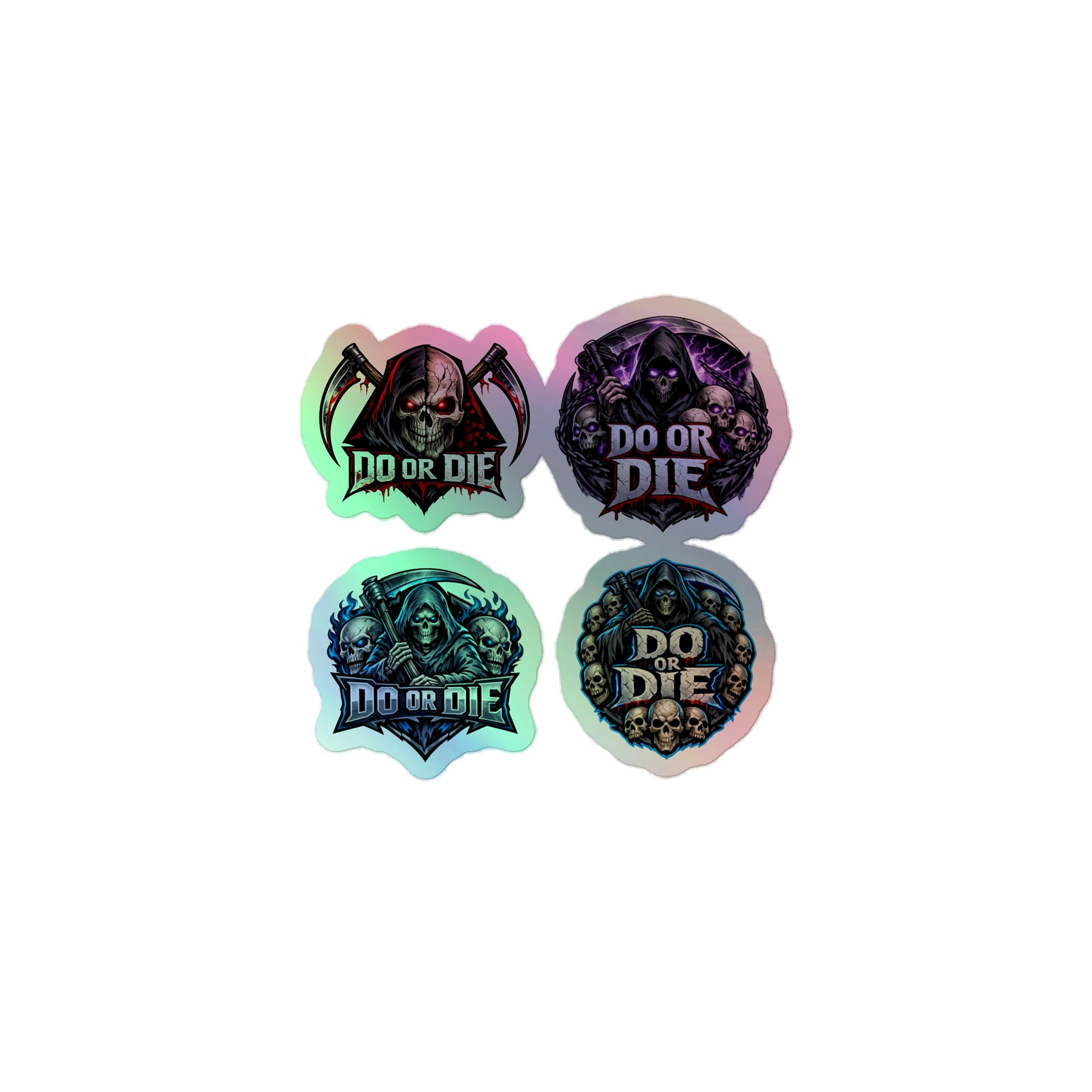 Multi Grim Reaper Holographic Sticker Set product image (1)