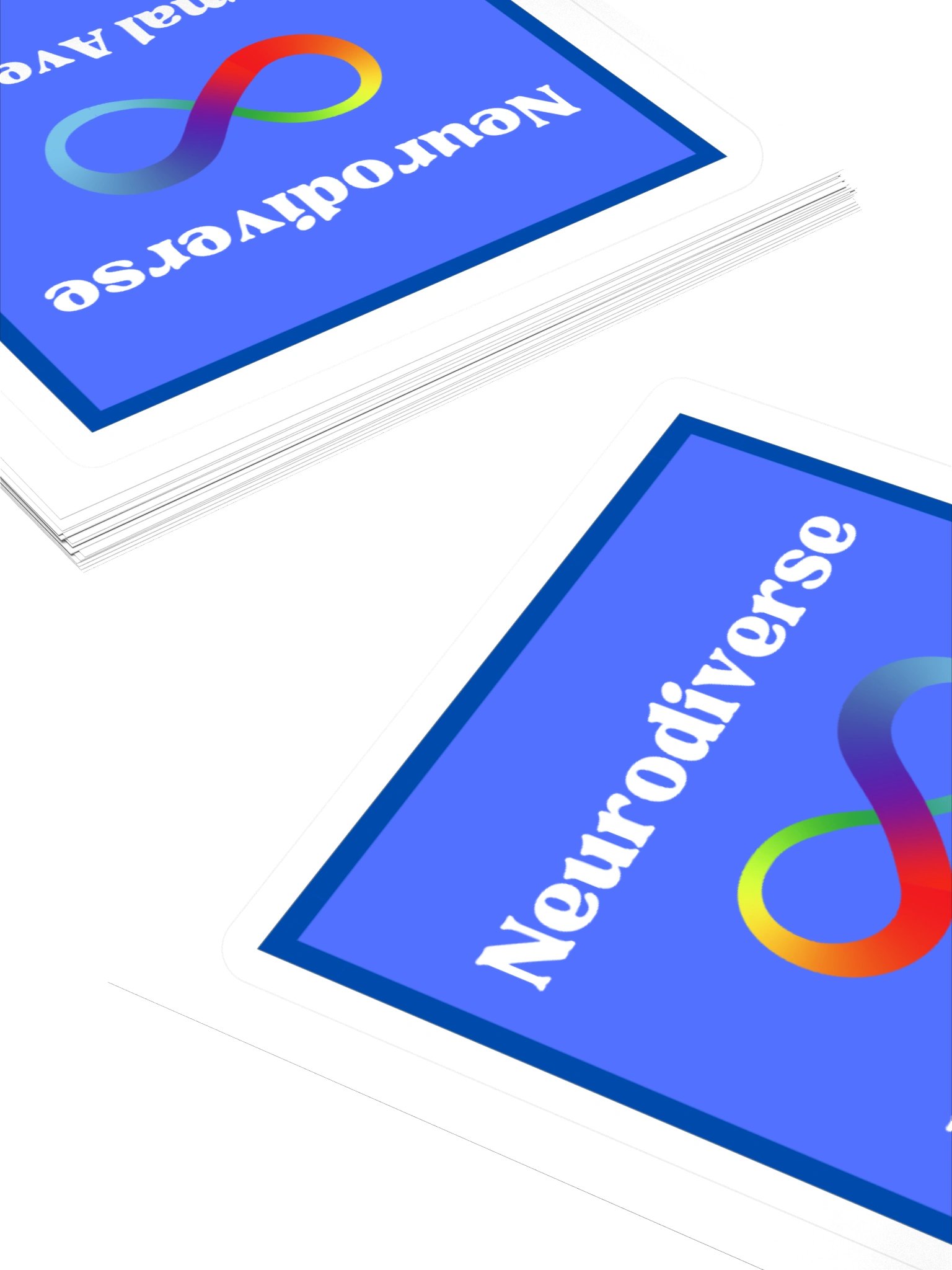 Neurodiverse, Normal Adverse Square Sticker product image (4)