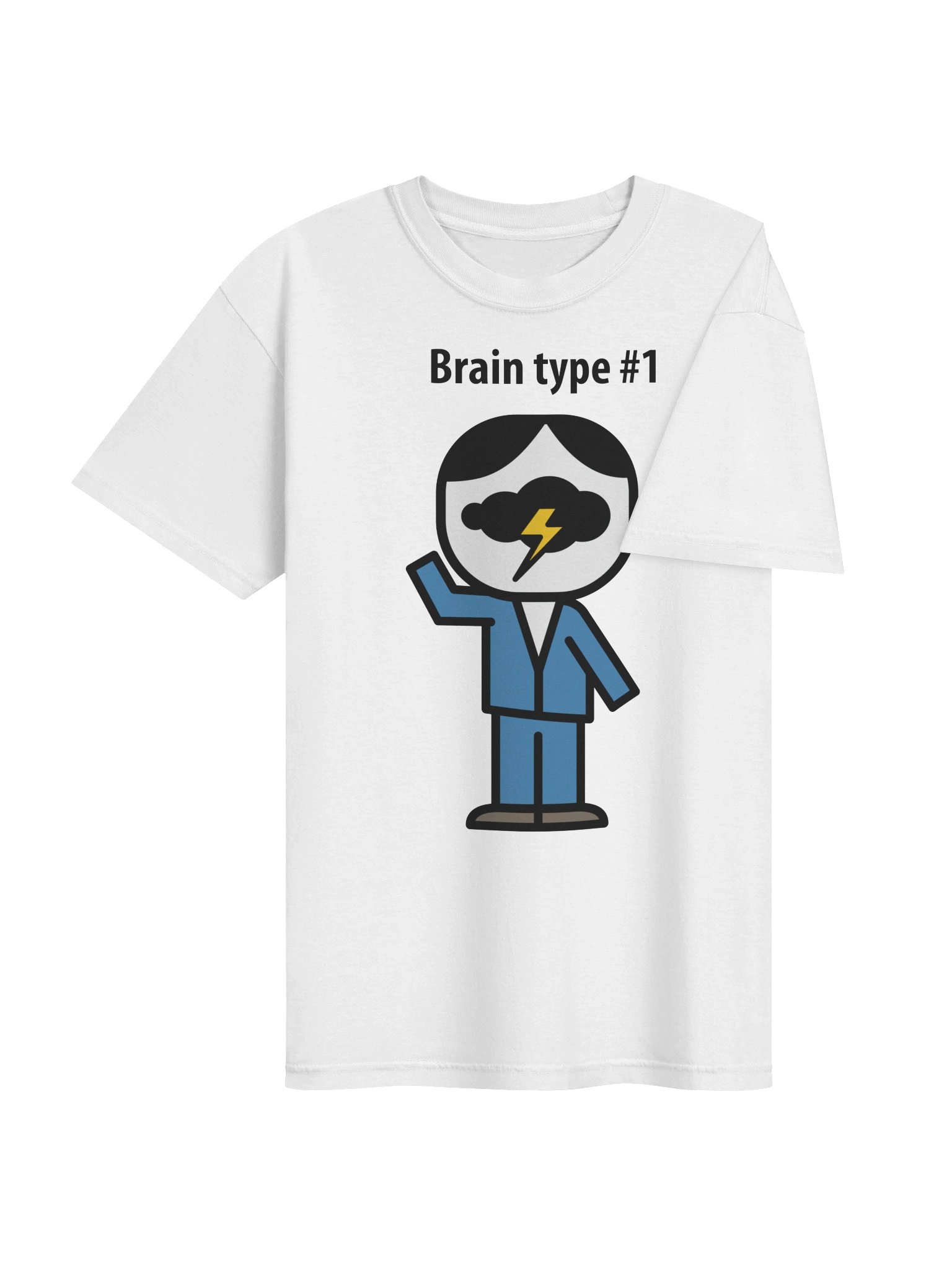 Brain type #1 t-shirt product image (4)