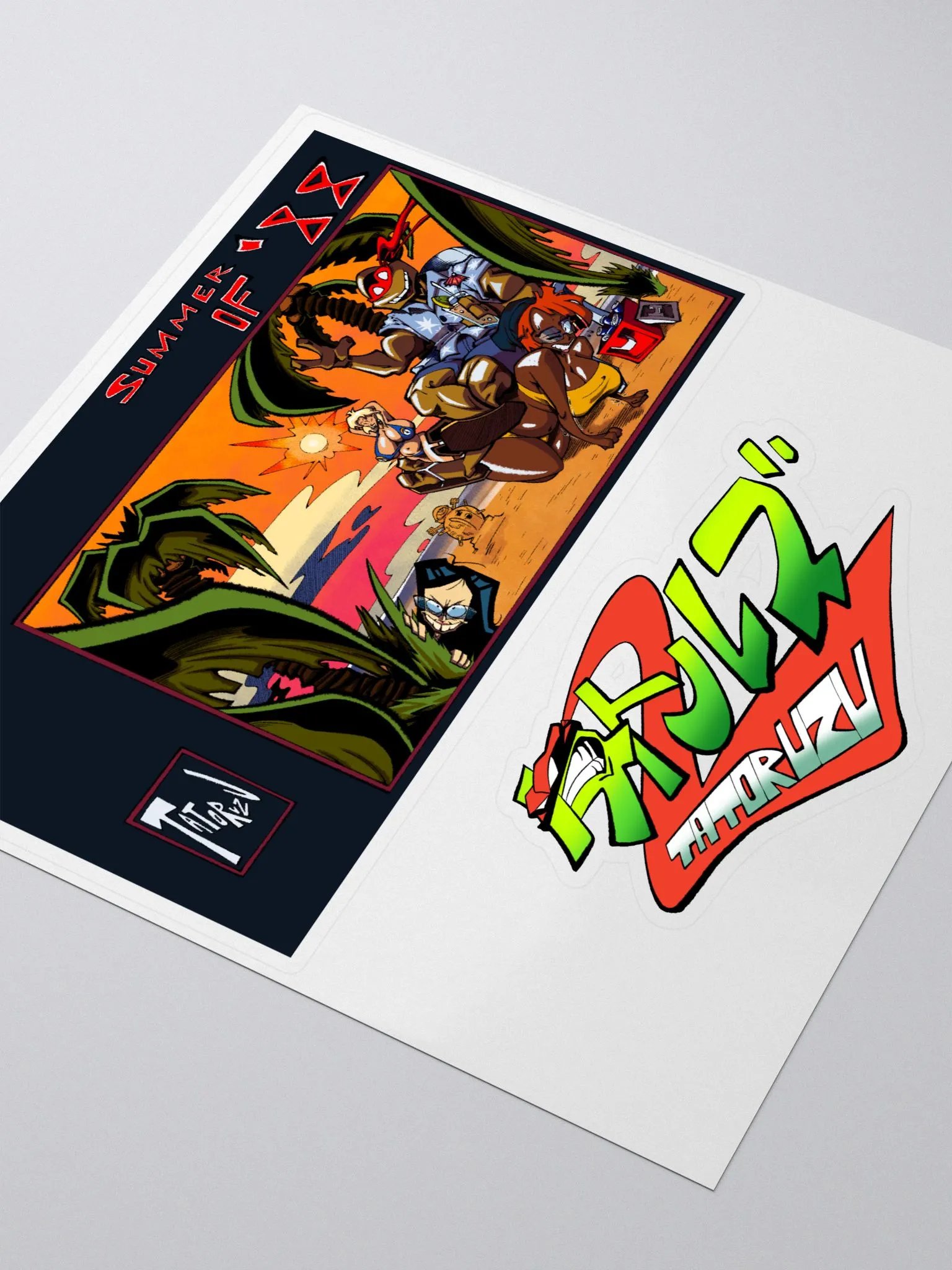 Summer of '88 Tatoruzu Sticker Set (5