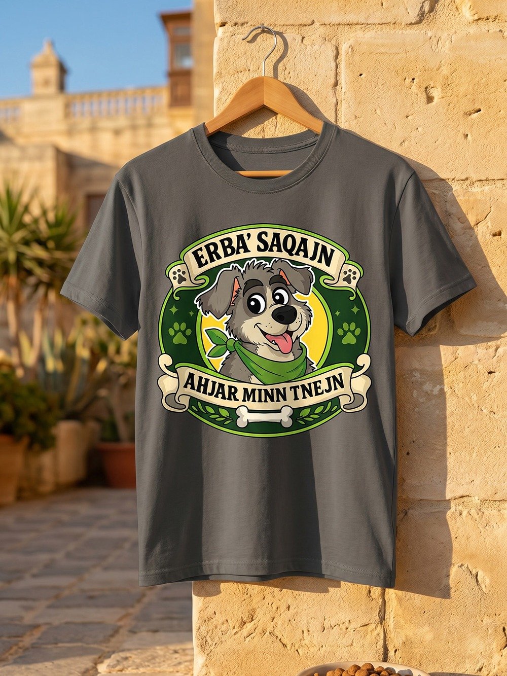 ERBA’ SAQAJN, AĦJAR MINN TNEJN – Bramu T-Shirt product image (6)