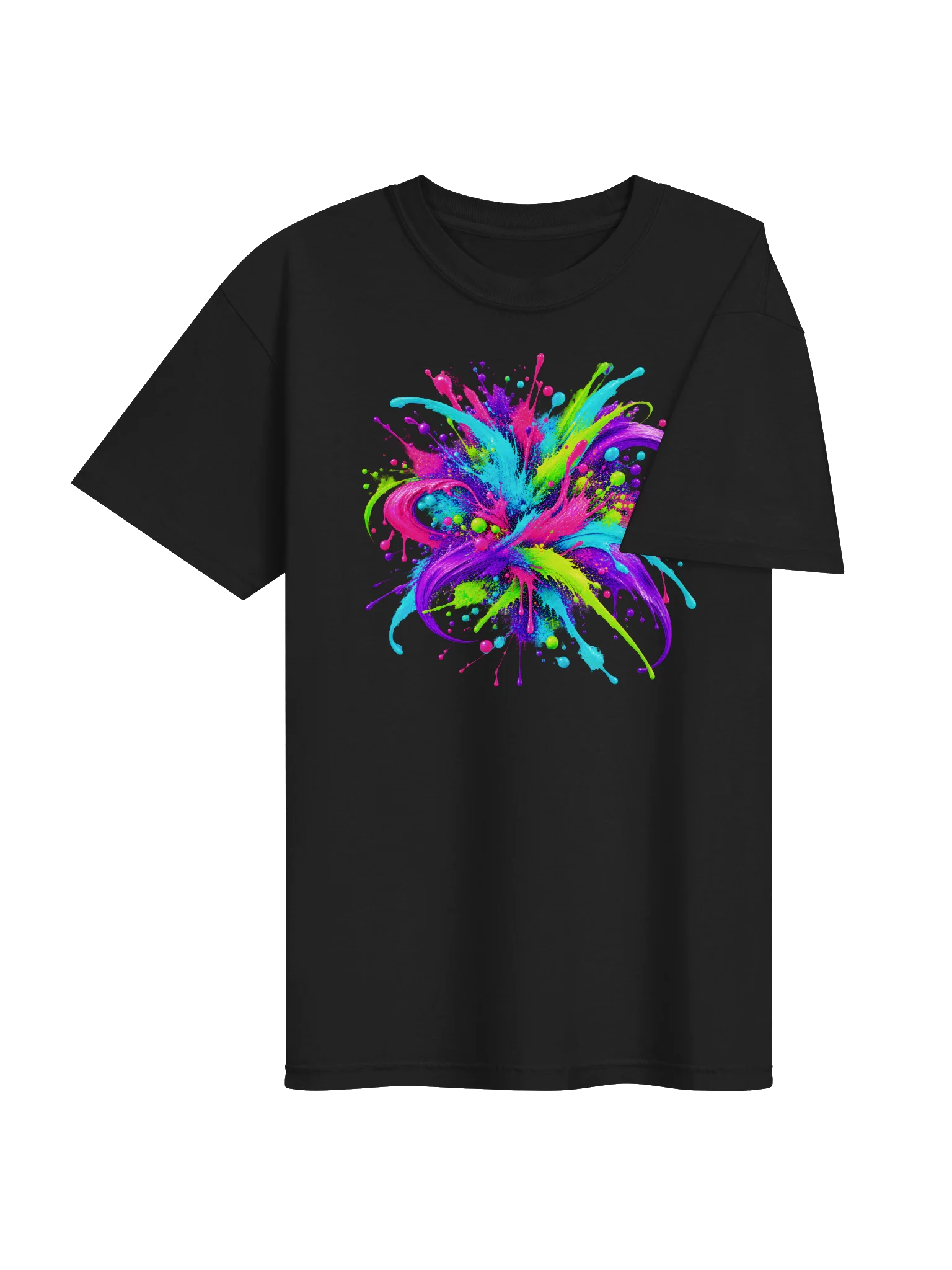 Unity Unleashed Neon Paint-Splatter T-Shirt — Individuality • Diversity • Brotherhood product image (10)