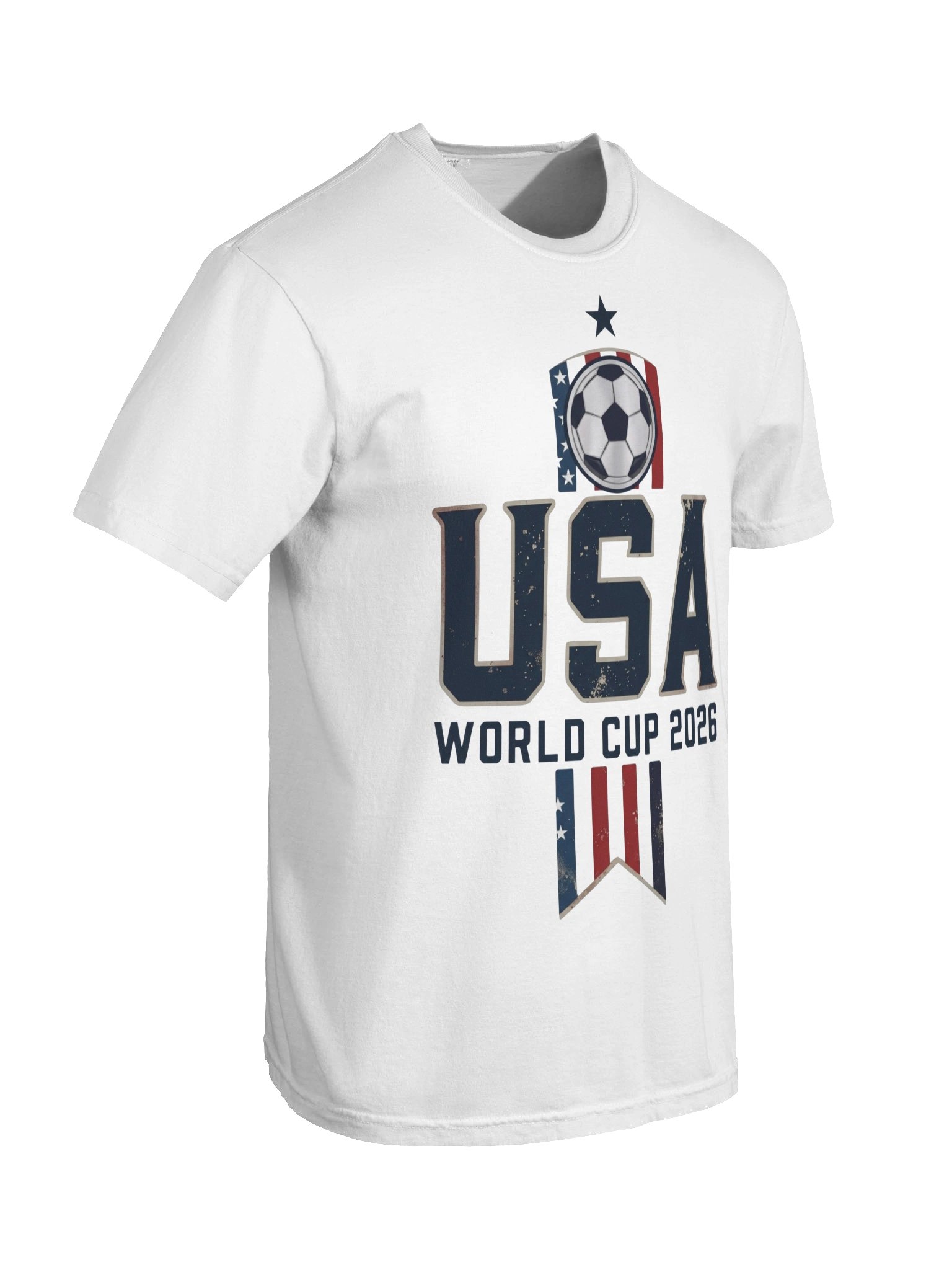 USA World Cup 2026 Vintage Patriotic Soccer Tee product image (6)