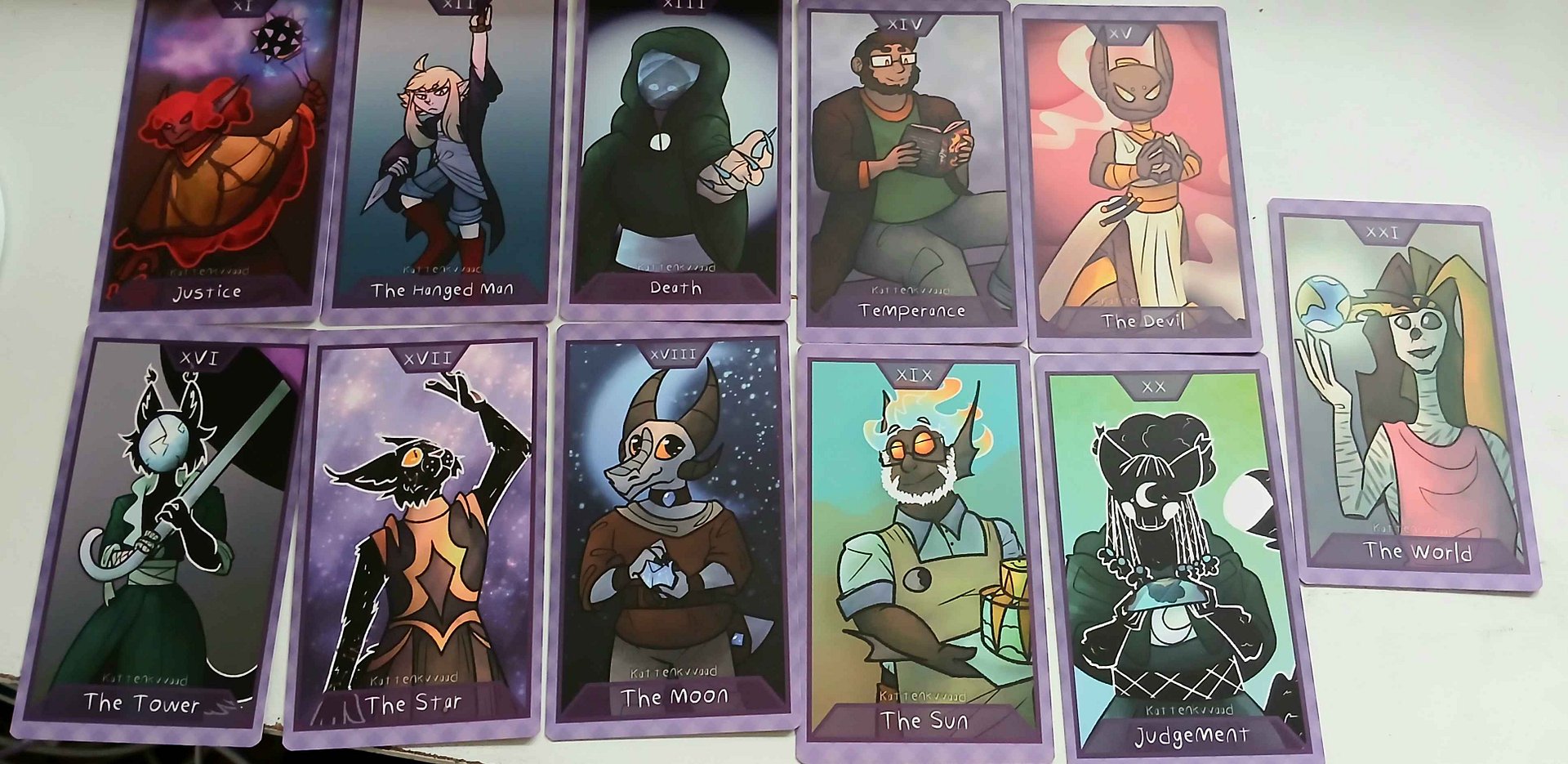 Original Characters - Major Arcana Tarot Deck product image (3)