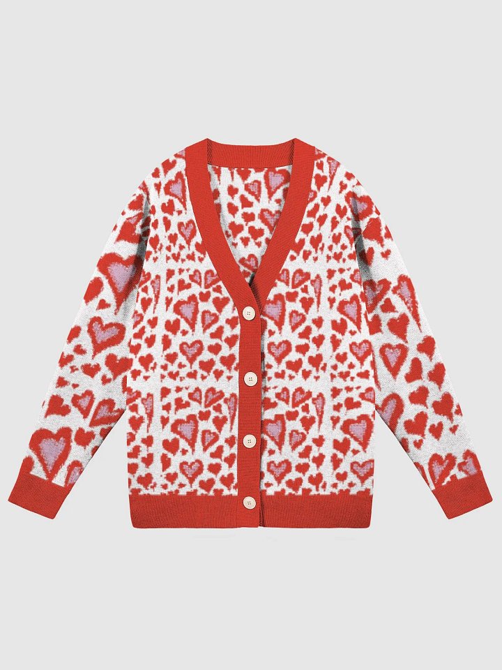 Hearts Pattern Cardigan product image (3)