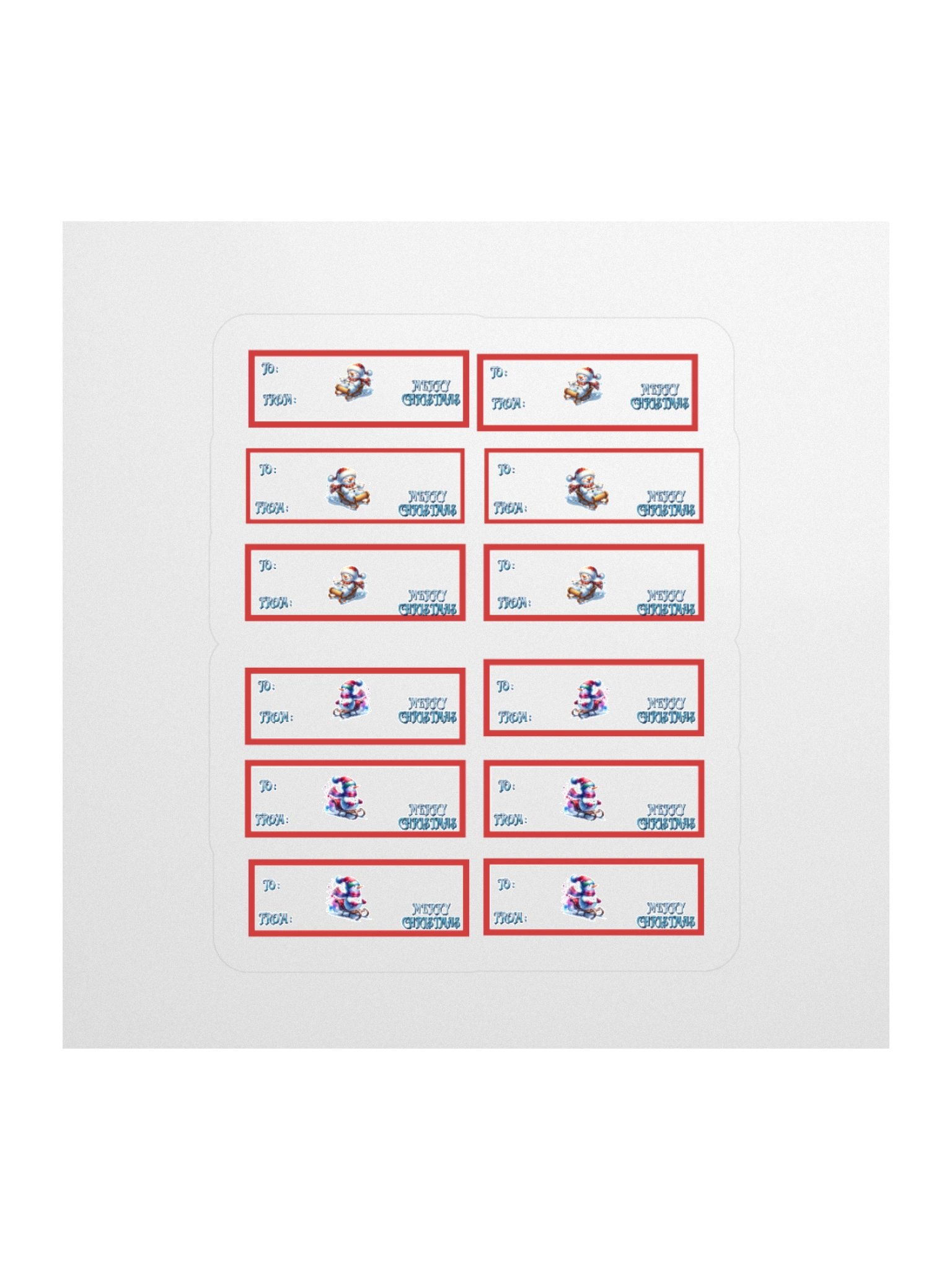 SNOWMEN MERRY CHRISTMAS product image (2)