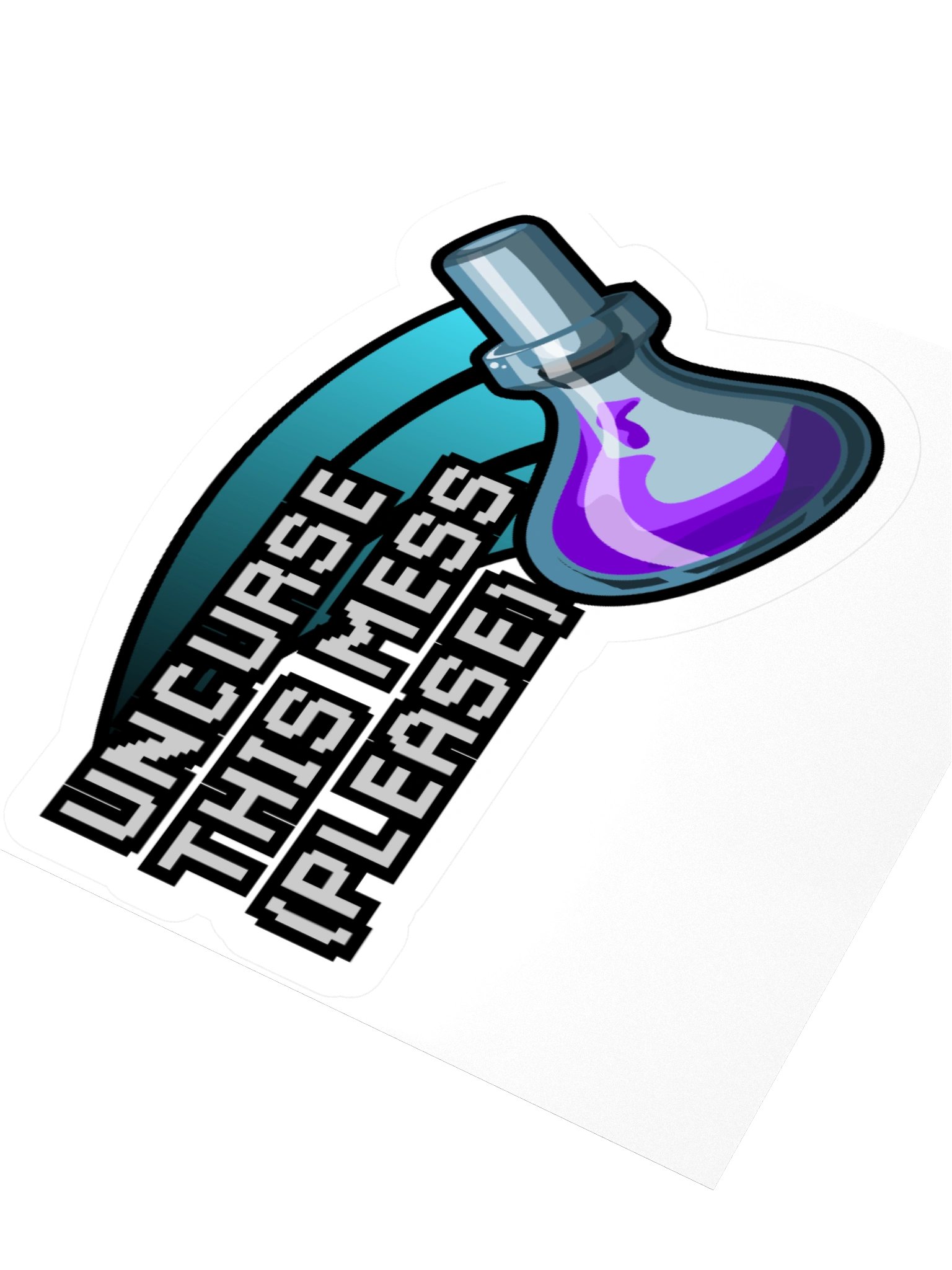 Uncurse Sticker product image (3)