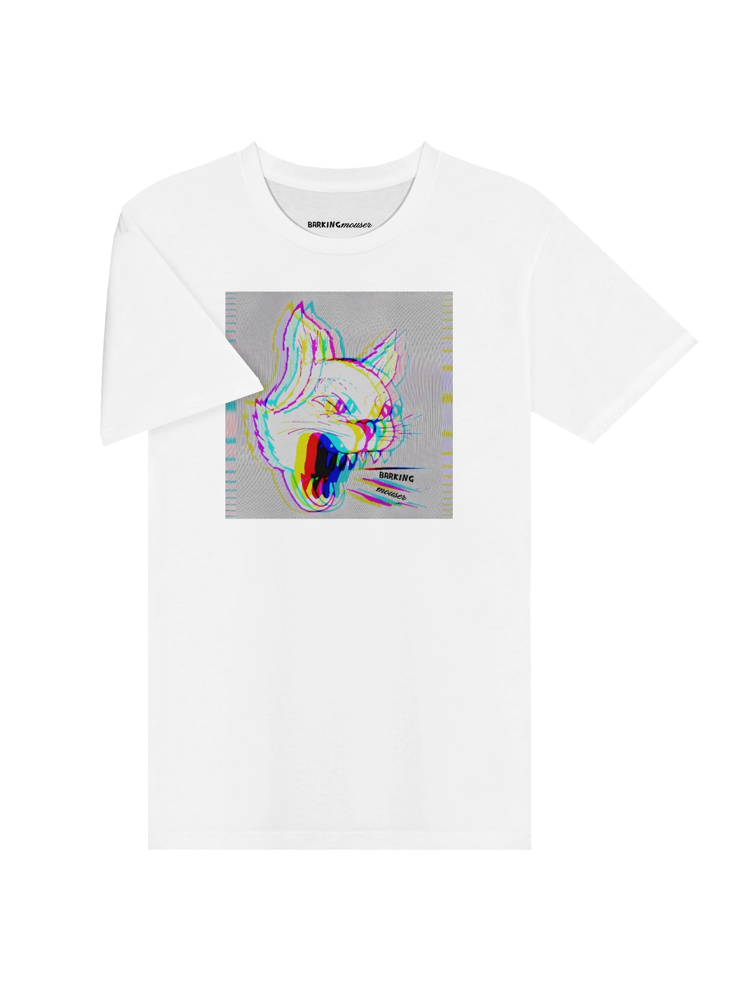 Hyper-Static Cat Logo T-shirt product image (4)