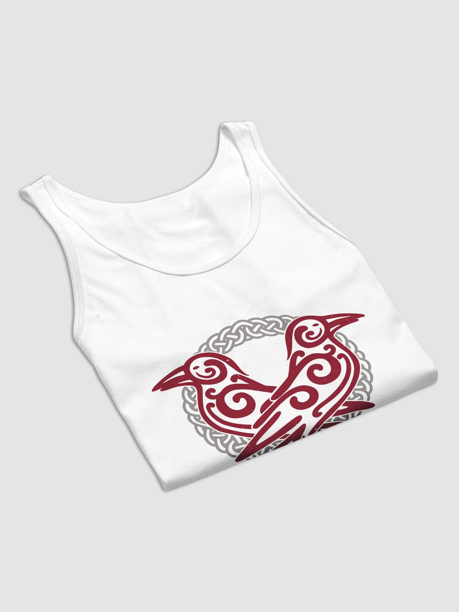 Burgundy Odin's Ravens Men's Tank Top product image (8)