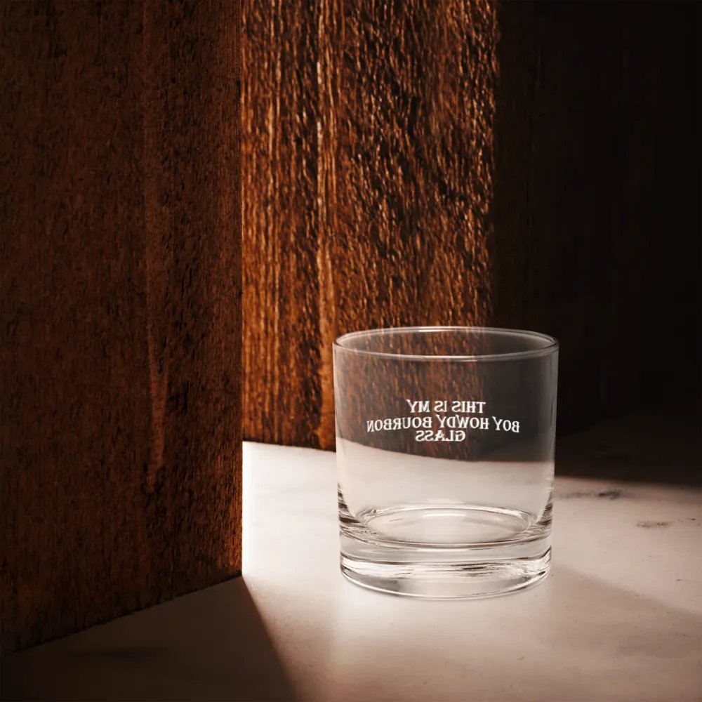 Boy Howdy Bourbon Rocks Glass product image (12)
