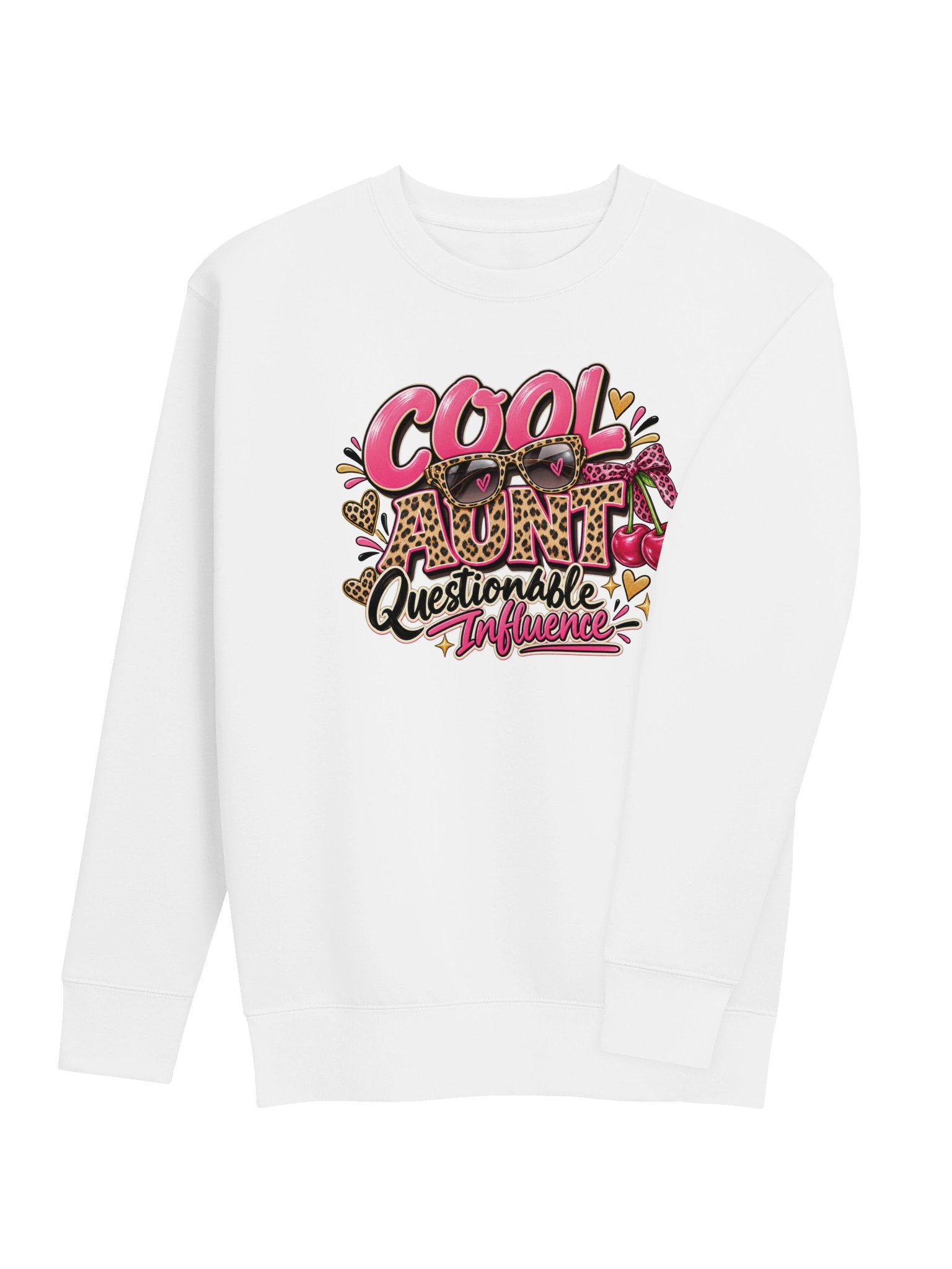 Cool Aunt Questionable Influence Funny Aunt Sweatshirt product image (4)