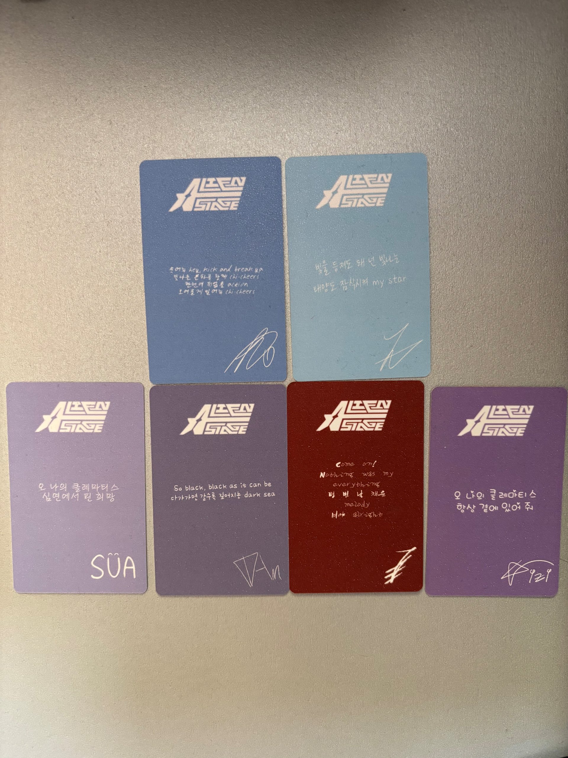 Alien Stage photocards product image (3)